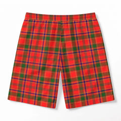 Munro Modern Tartan Crest Men's Beach Shorts