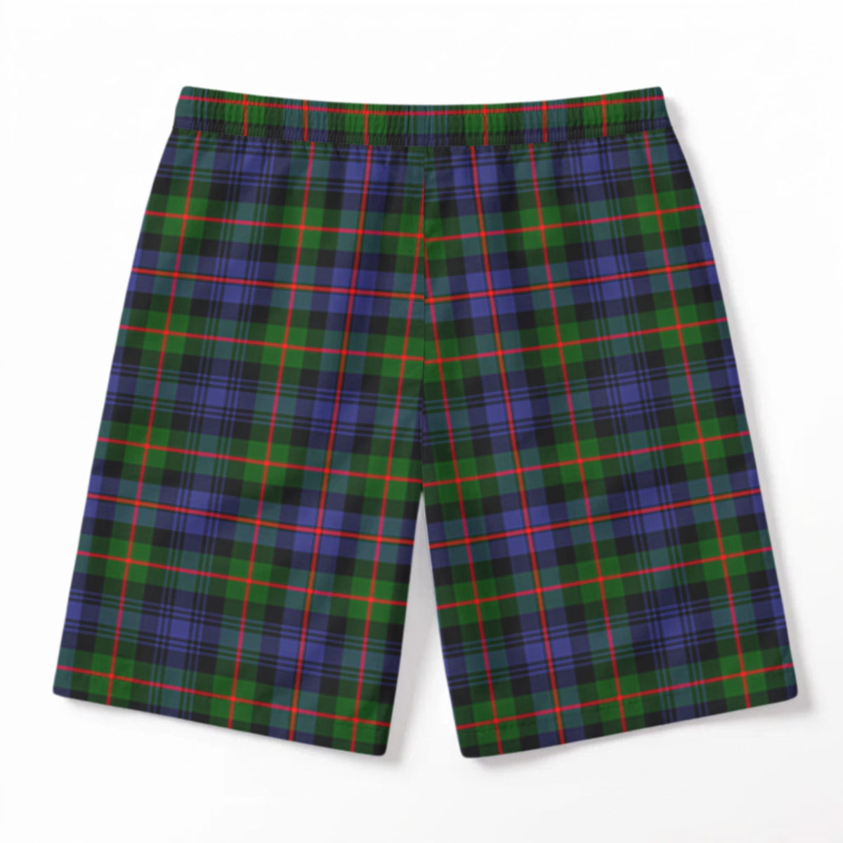 Murray of Atholl Modern Tartan Crest Men's Beach Shorts