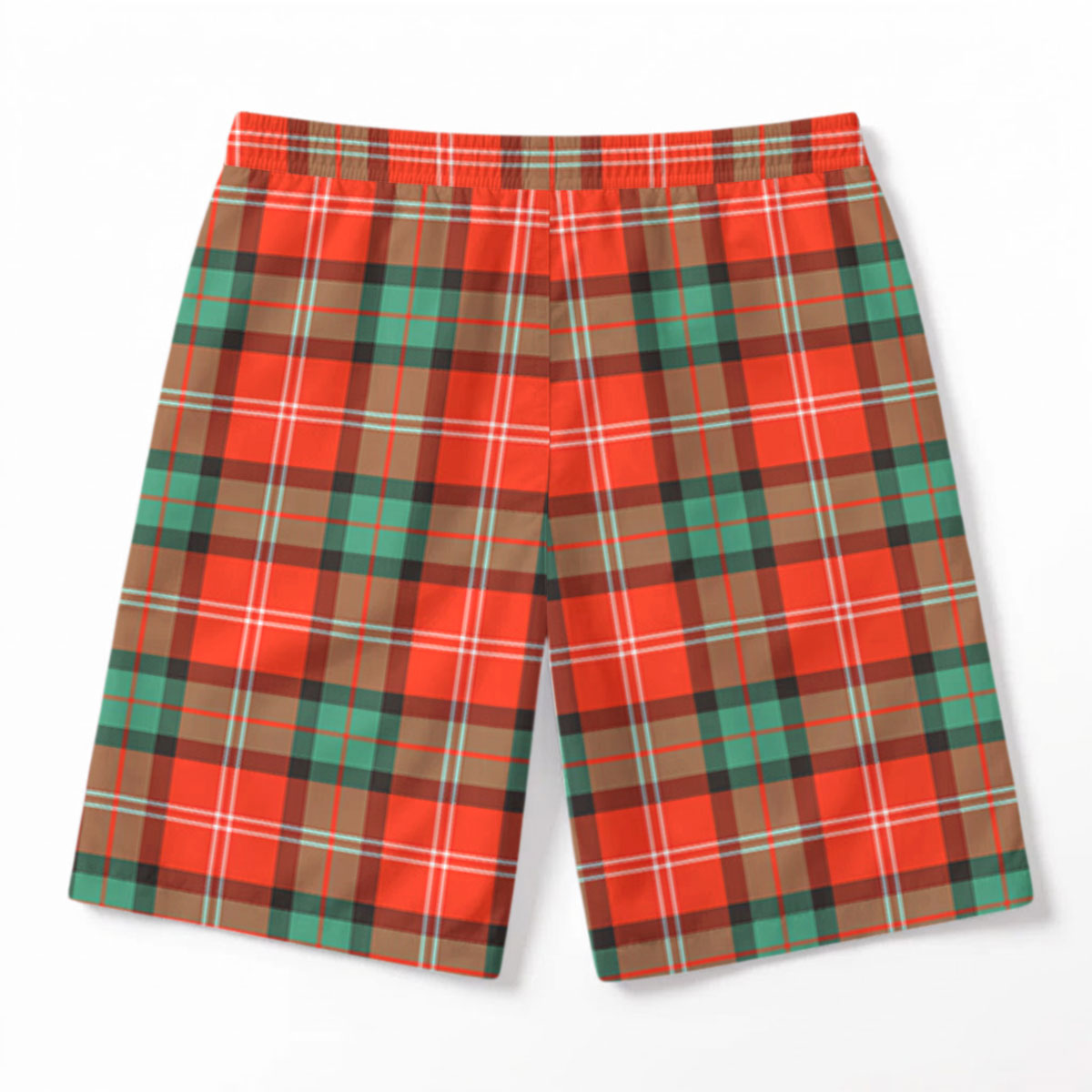Nesbitt Ancient Tartan Crest Men's Beach Shorts