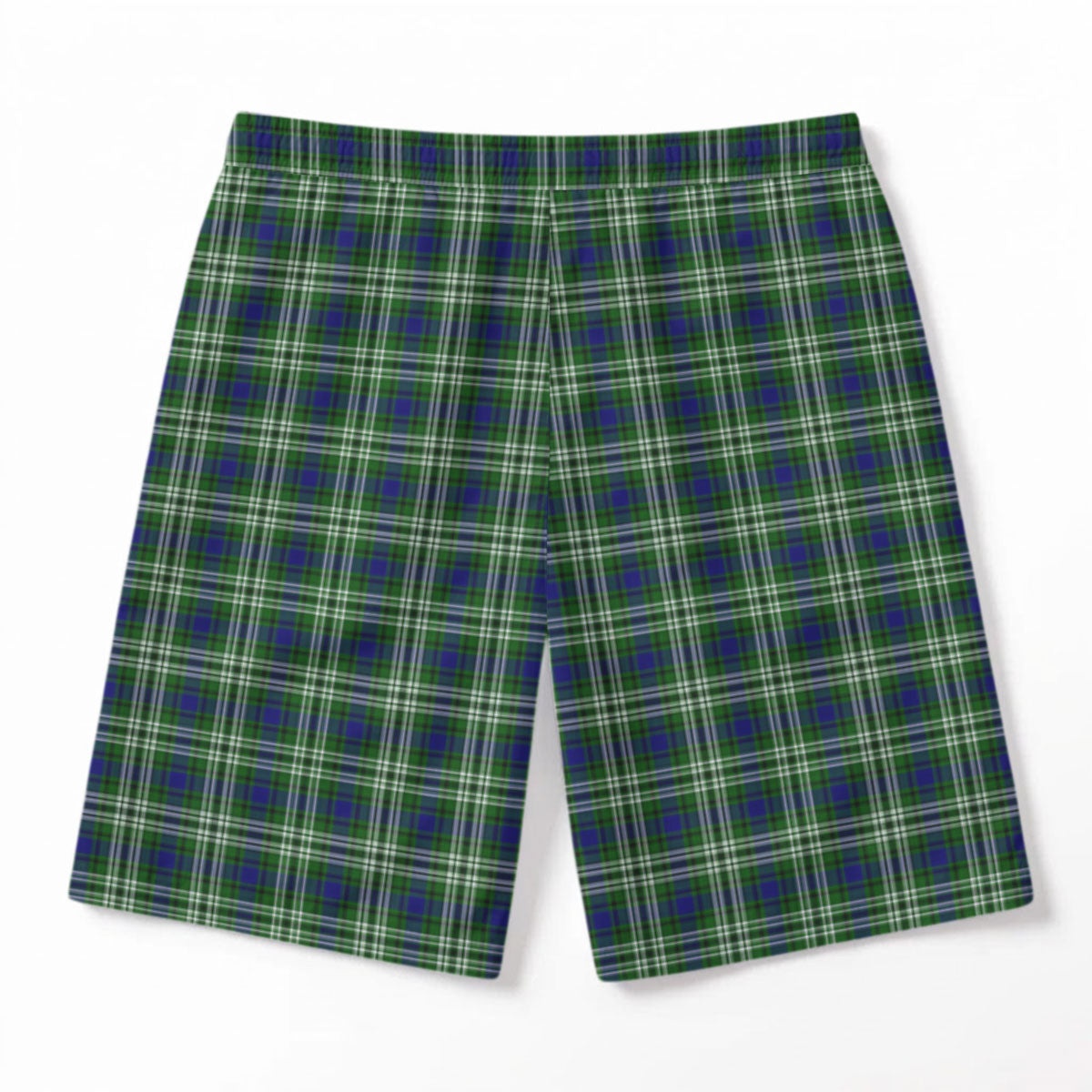 Swinton Tartan Crest Men's Beach Shorts