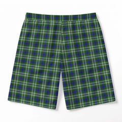 Swinton Tartan Crest Men's Beach Shorts