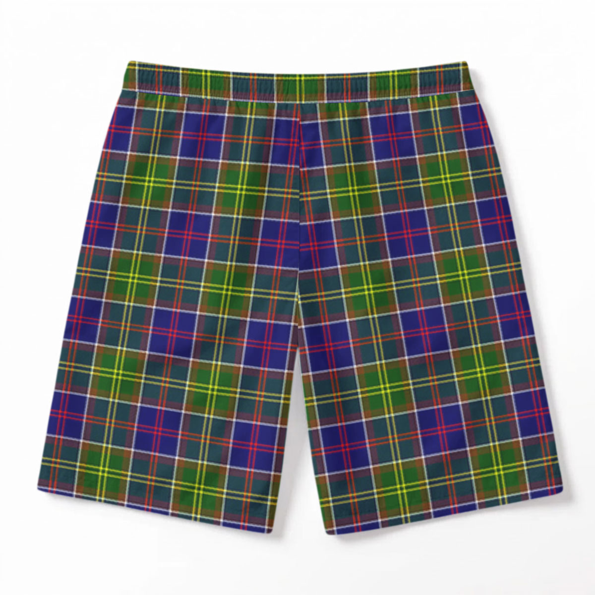 Whiteford Tartan Crest Men's Beach Shorts