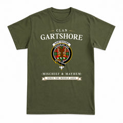 Gartshore Tartan Crest Mischief and Mayhem T-shirt