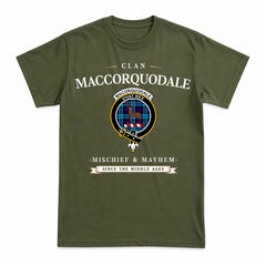MacCorquodale Tartan Crest Mischief and Mayhem T-shirt