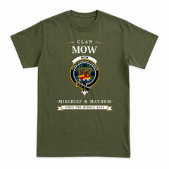 Mow Tartan Crest Mischief and Mayhem T-shirt