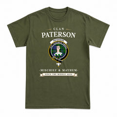 Paterson Tartan Crest Mischief and Mayhem T-shirt