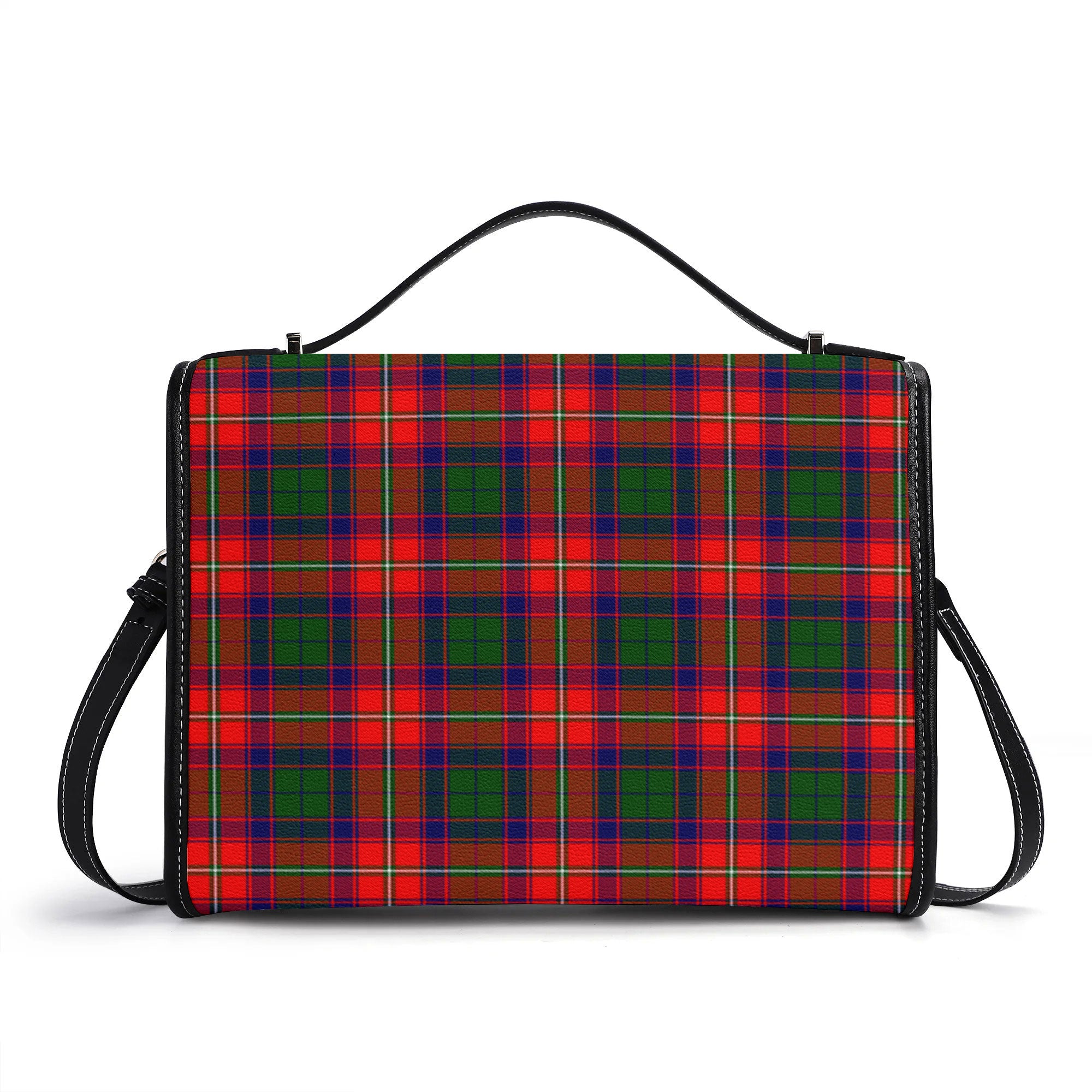 Belshes Tartan Crest Satchel Bag