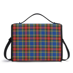 Bethune Modern Tartan Crest Satchel Bag