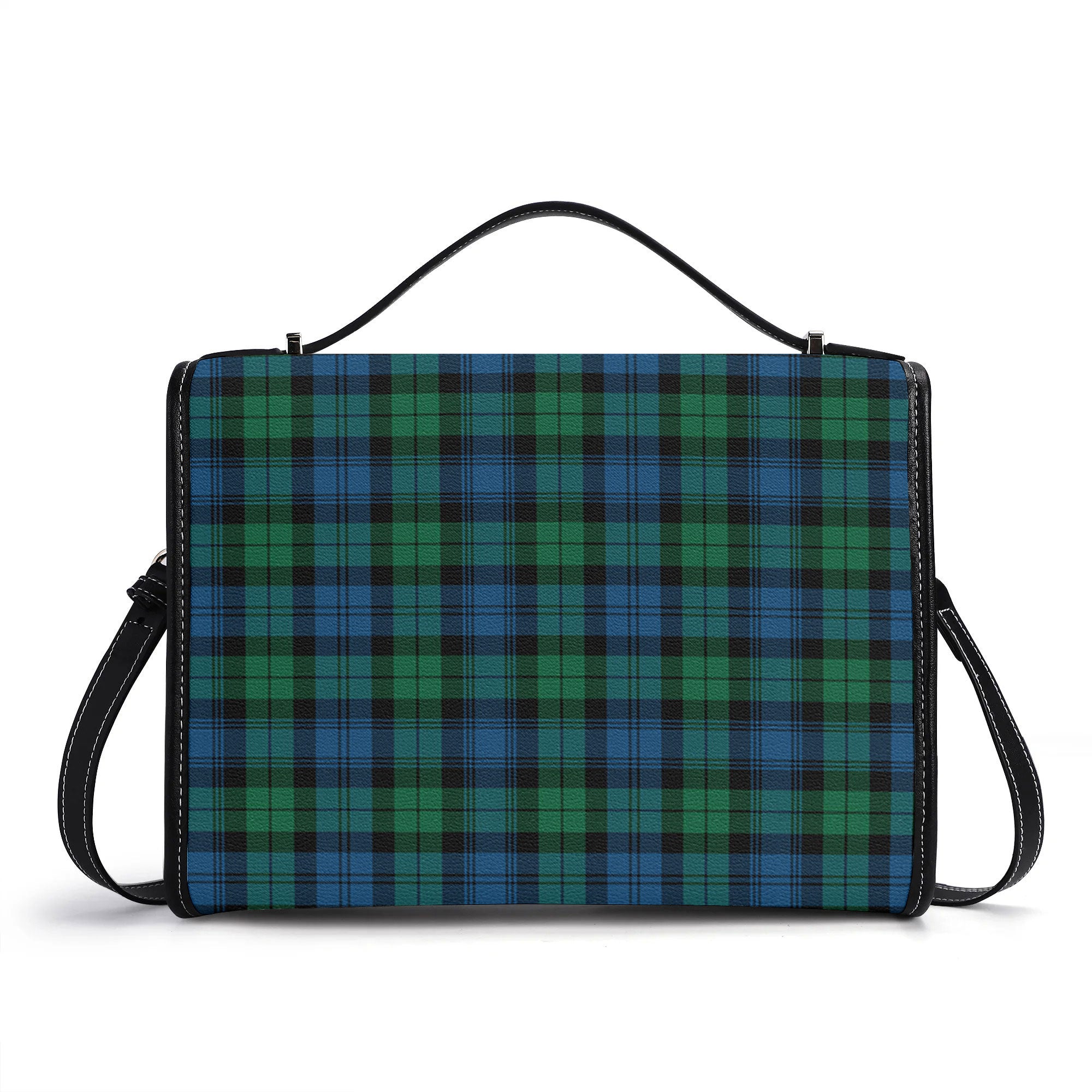 Black Watch Ancient Tartan Crest Satchel Bag