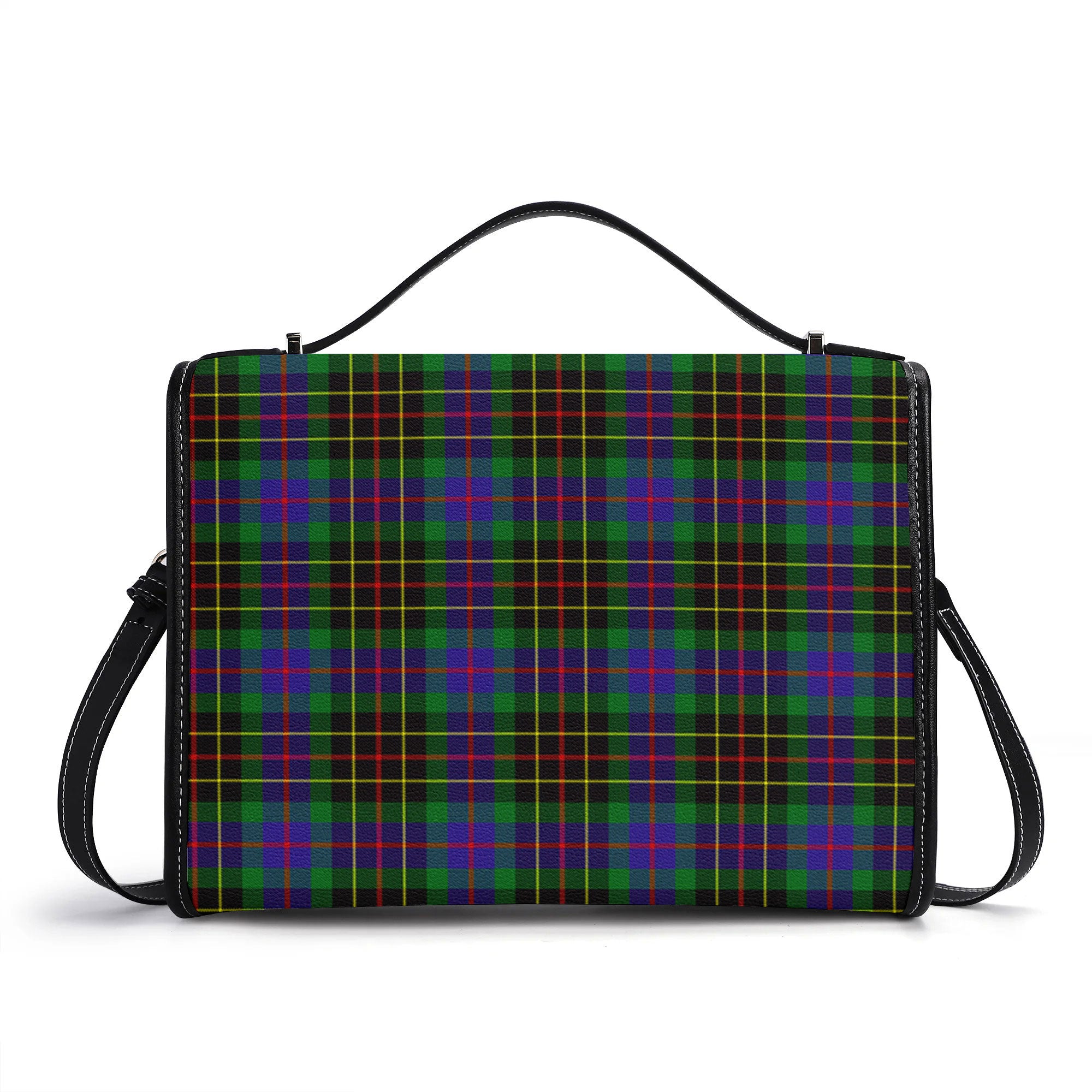 Brodie Hunting Modern Tartan Crest Satchel Bag