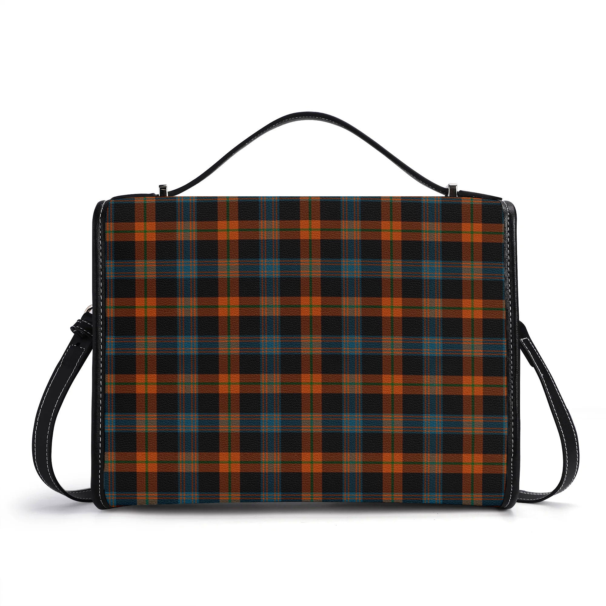 Brown Ancient Tartan Crest Satchel Bag