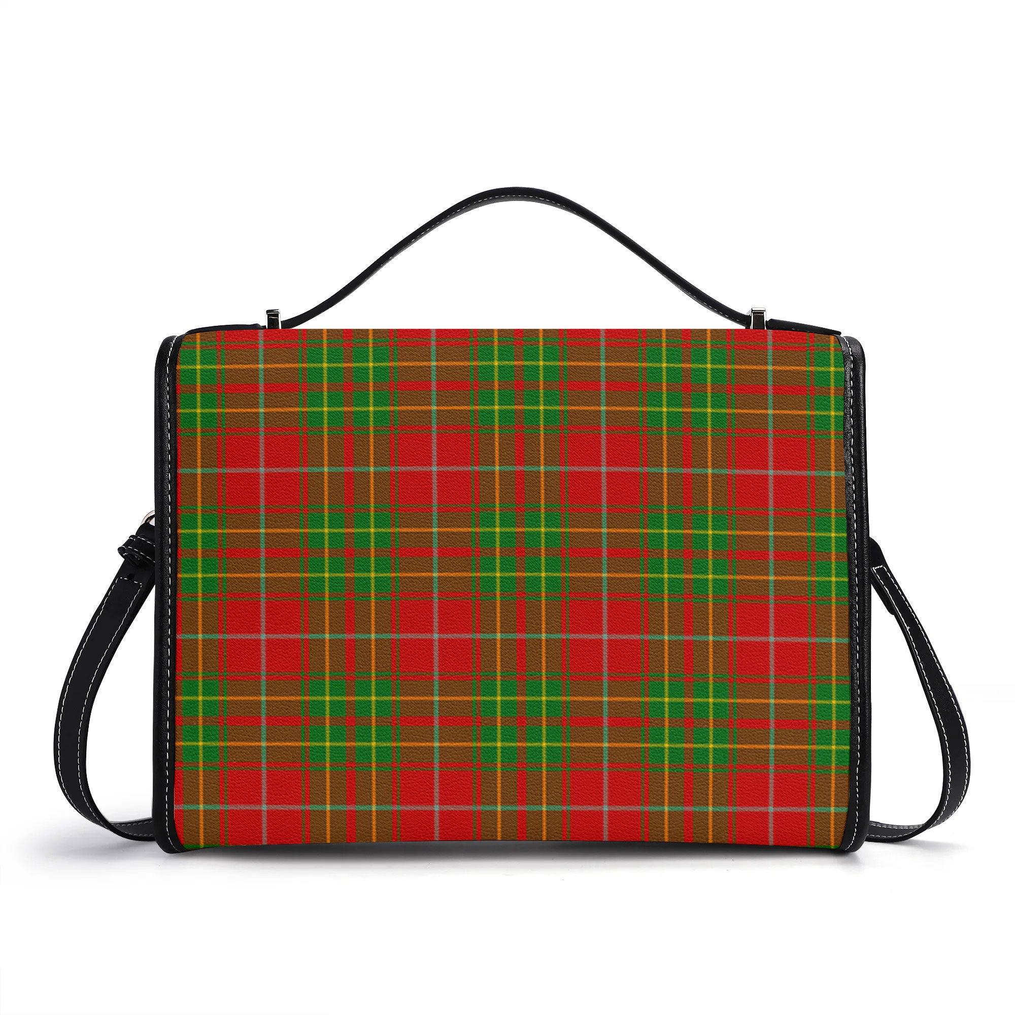 Burnett Ancient Tartan Crest Satchel Bag
