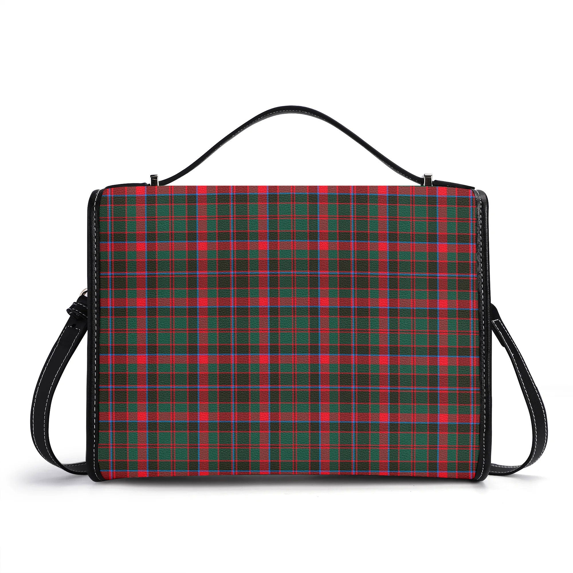 Cumming Hunting Modern Tartan Crest Satchel Bag