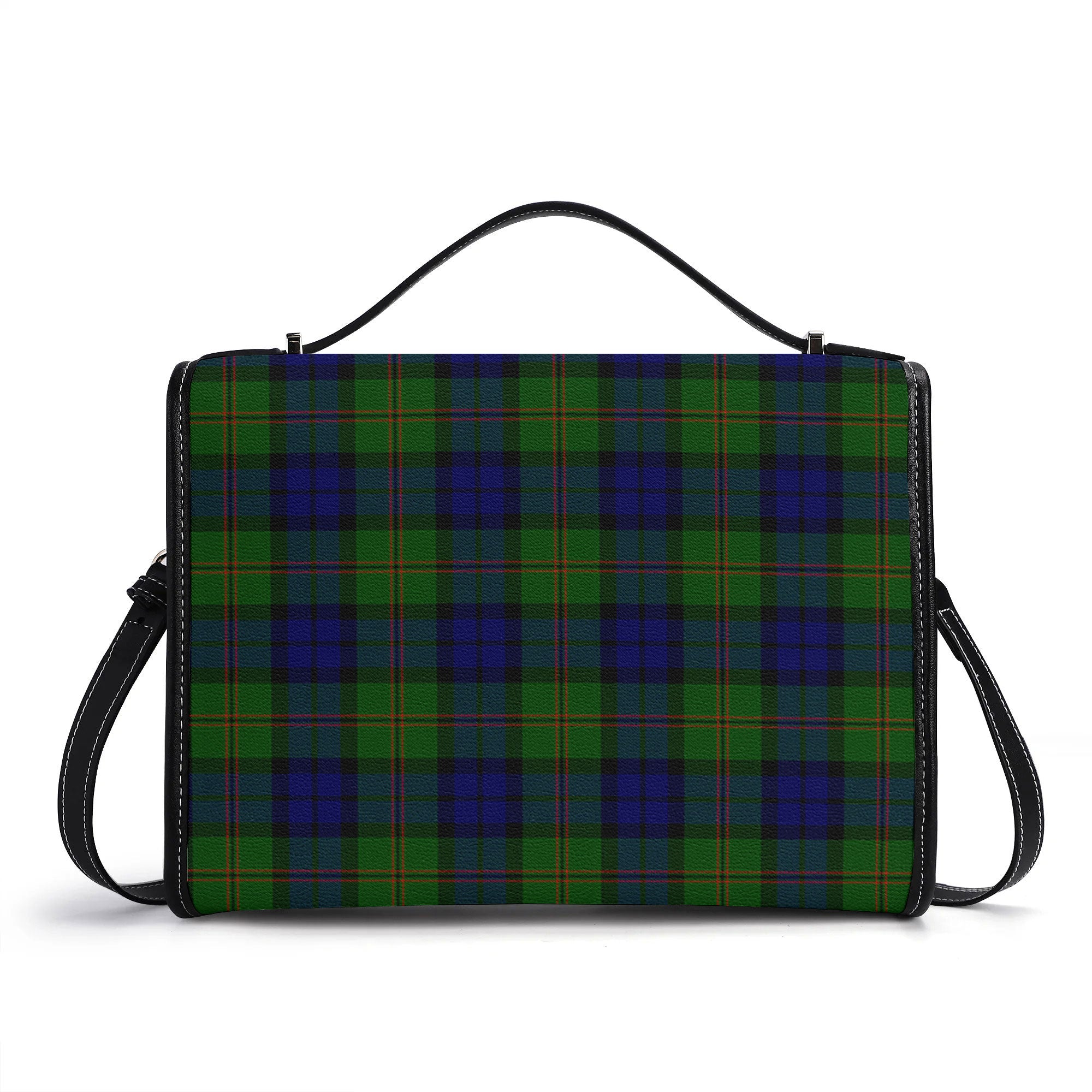 Dundas Modern Tartan Crest Satchel Bag