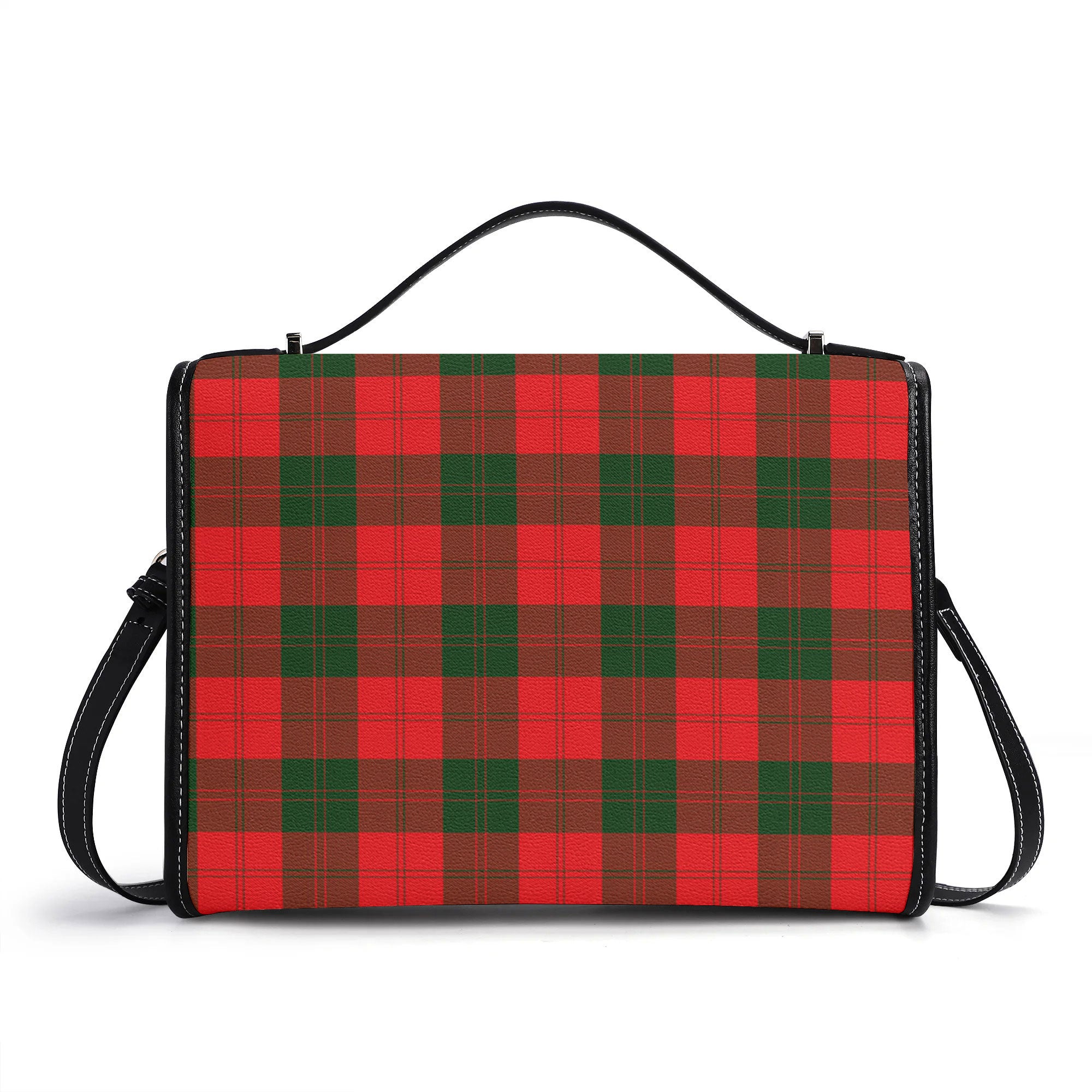Erskine Modern Tartan Crest Satchel Bag