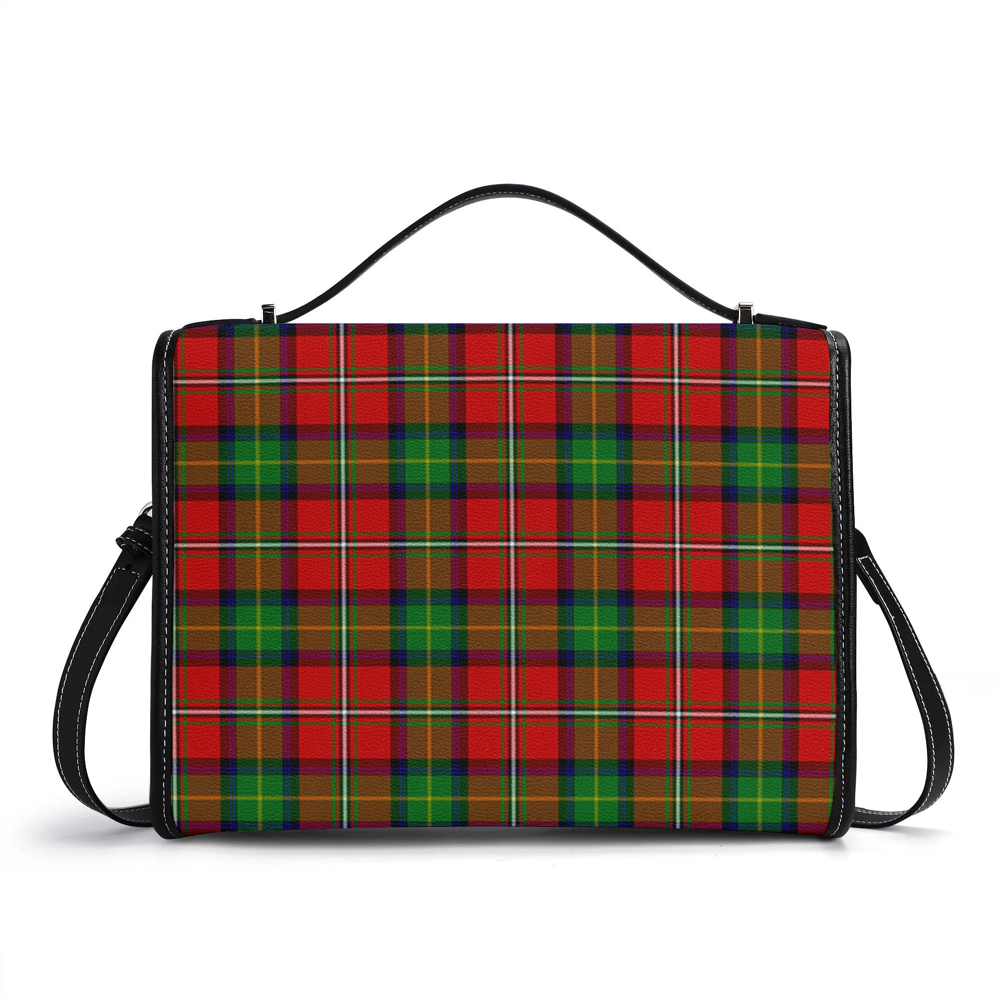 Fairlie Tartan Crest Satchel Bag
