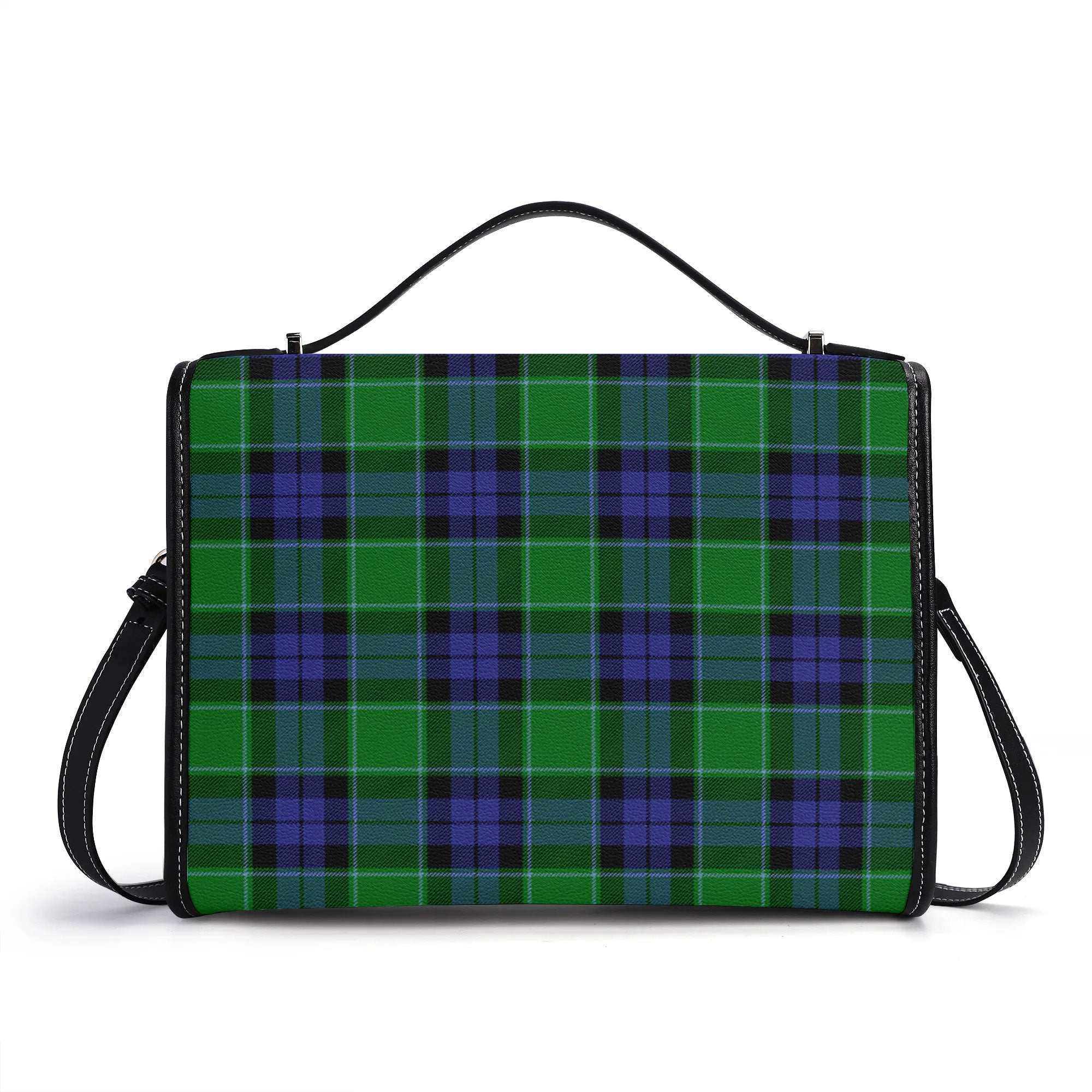Graham of Menteith Modern Tartan Crest Satchel Bag