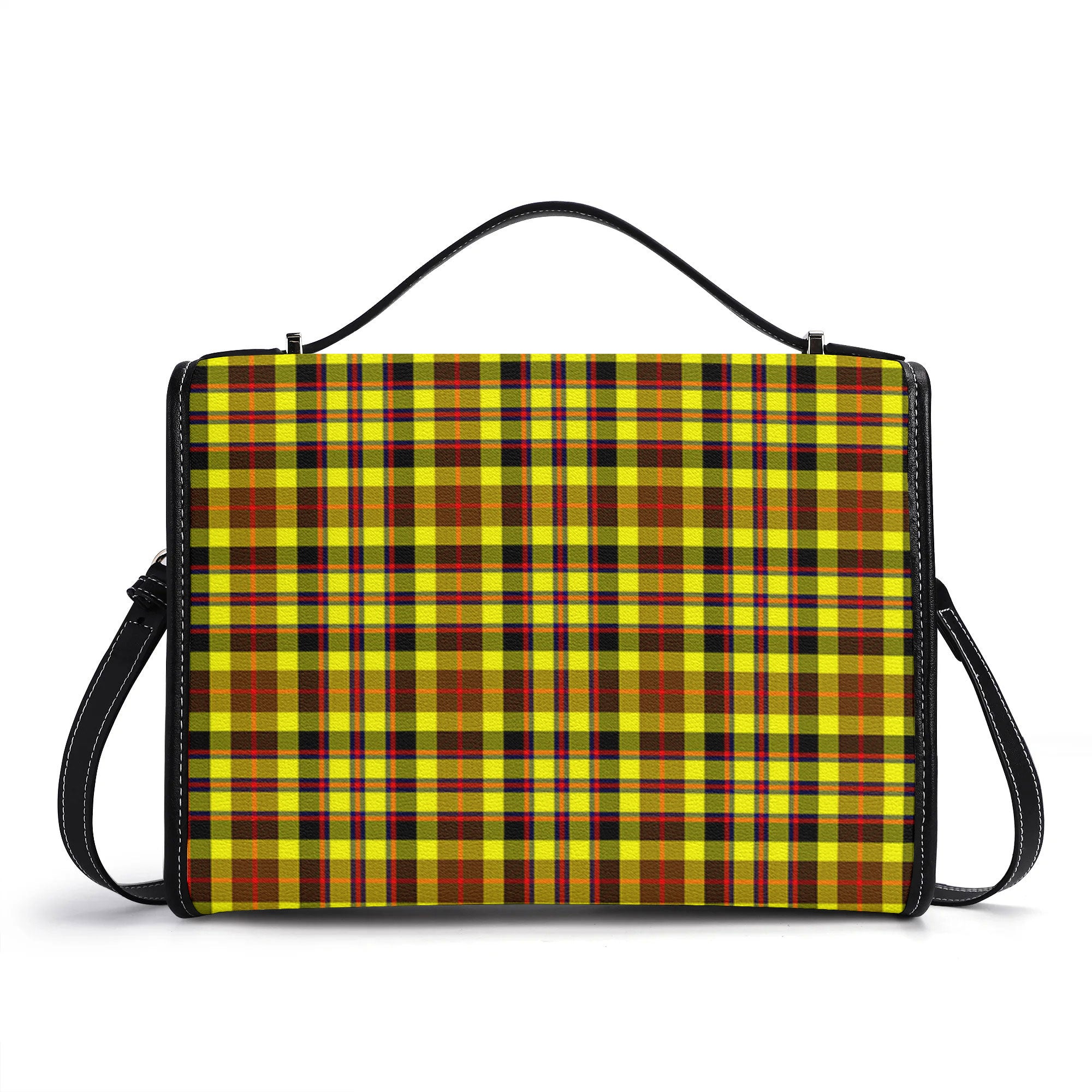 Jardine Tartan Crest Satchel Bag