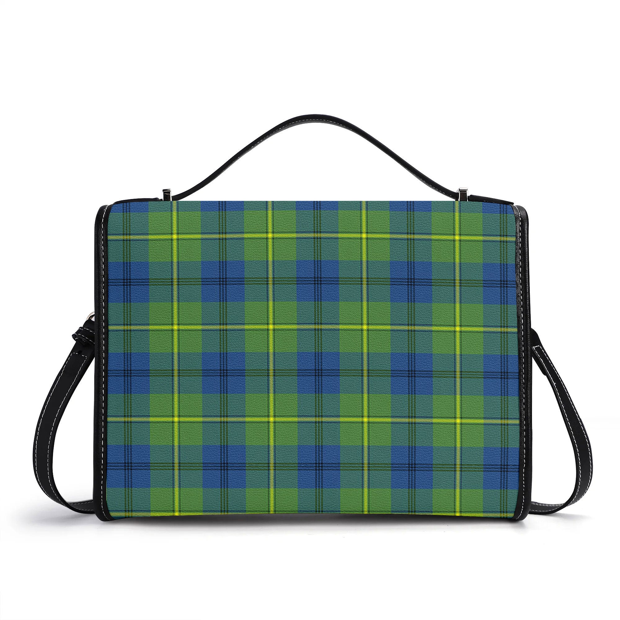 Johnston Ancient Tartan Crest Satchel Bag