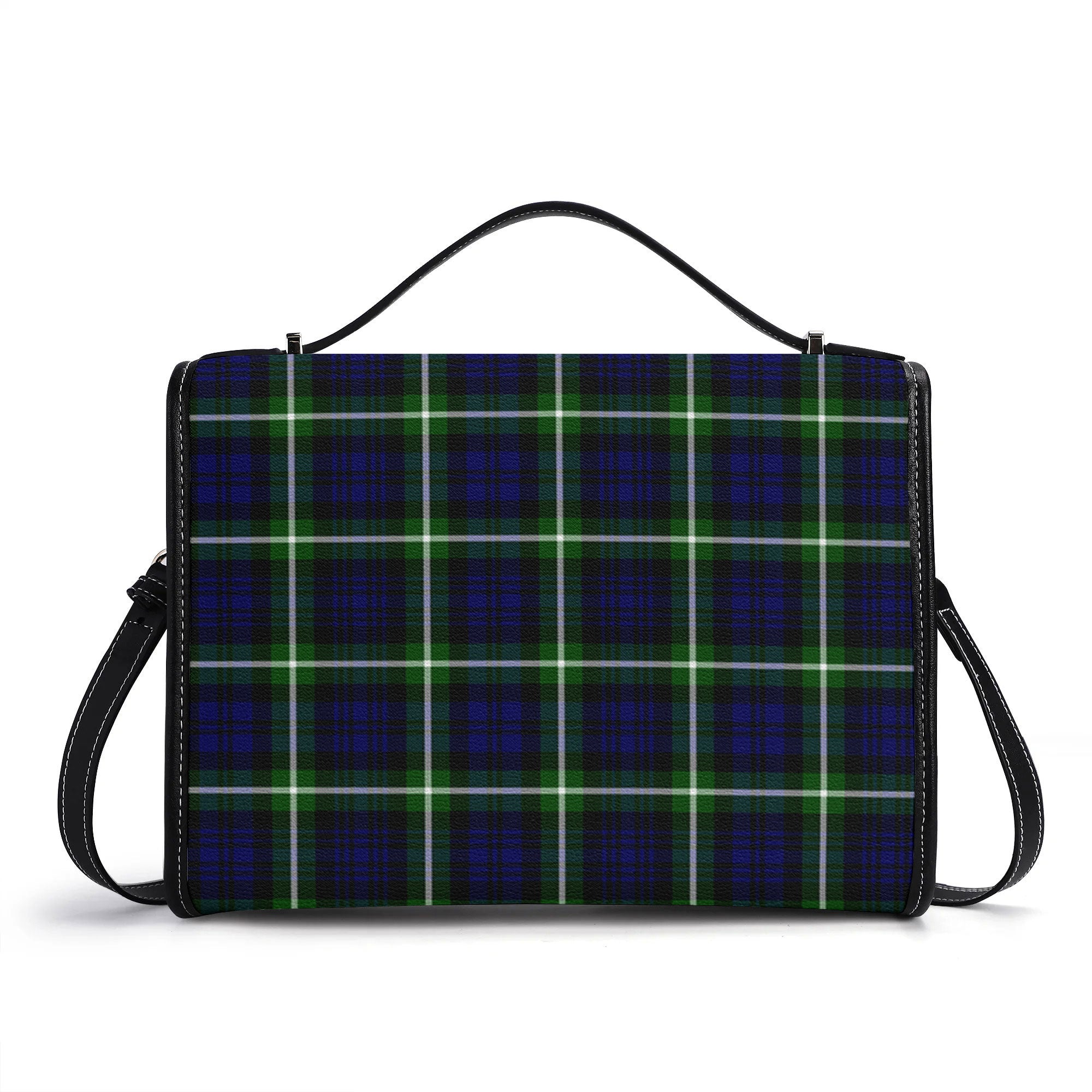 Lamont Modern Tartan Crest Satchel Bag