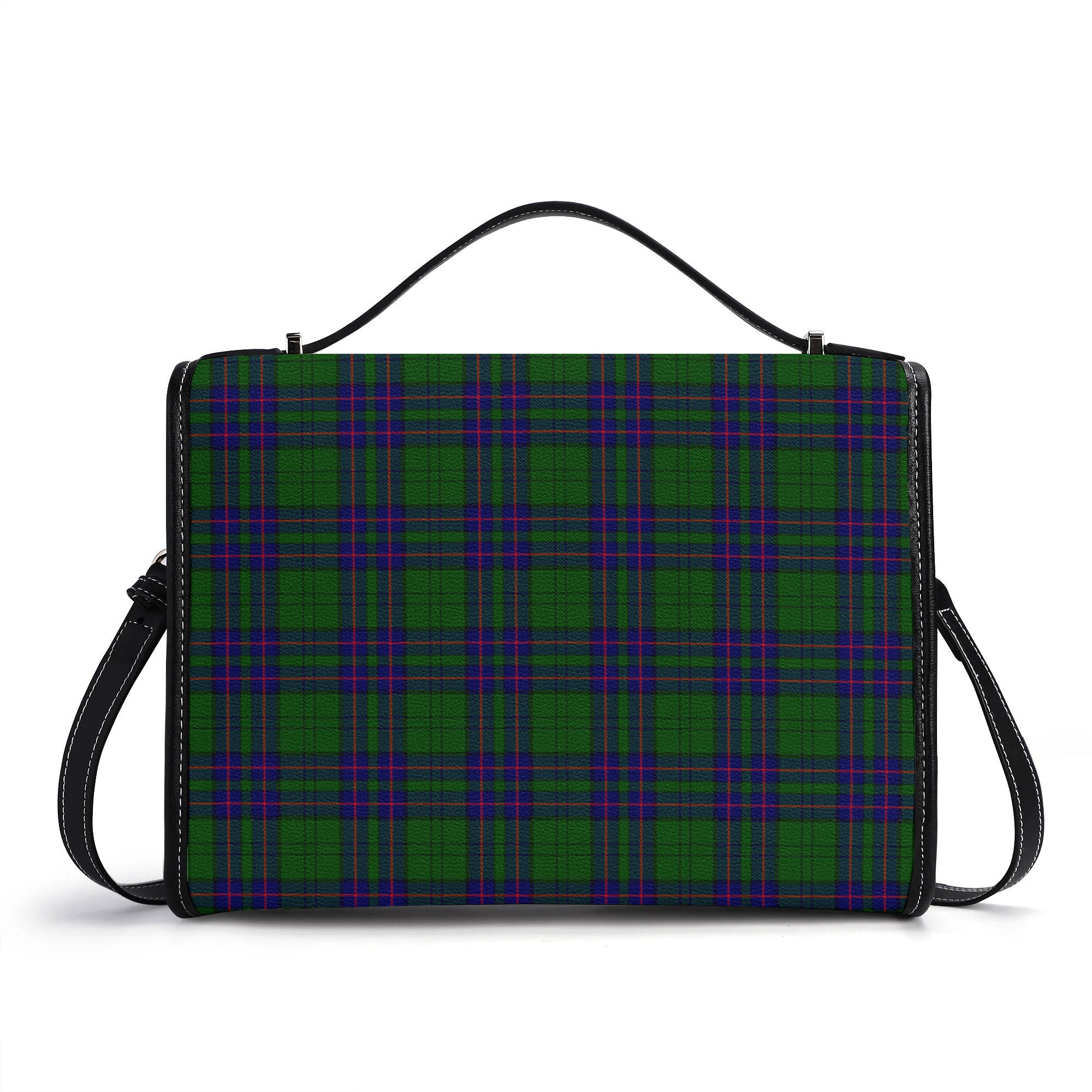 Lockhart Modern Tartan Crest Satchel Bag