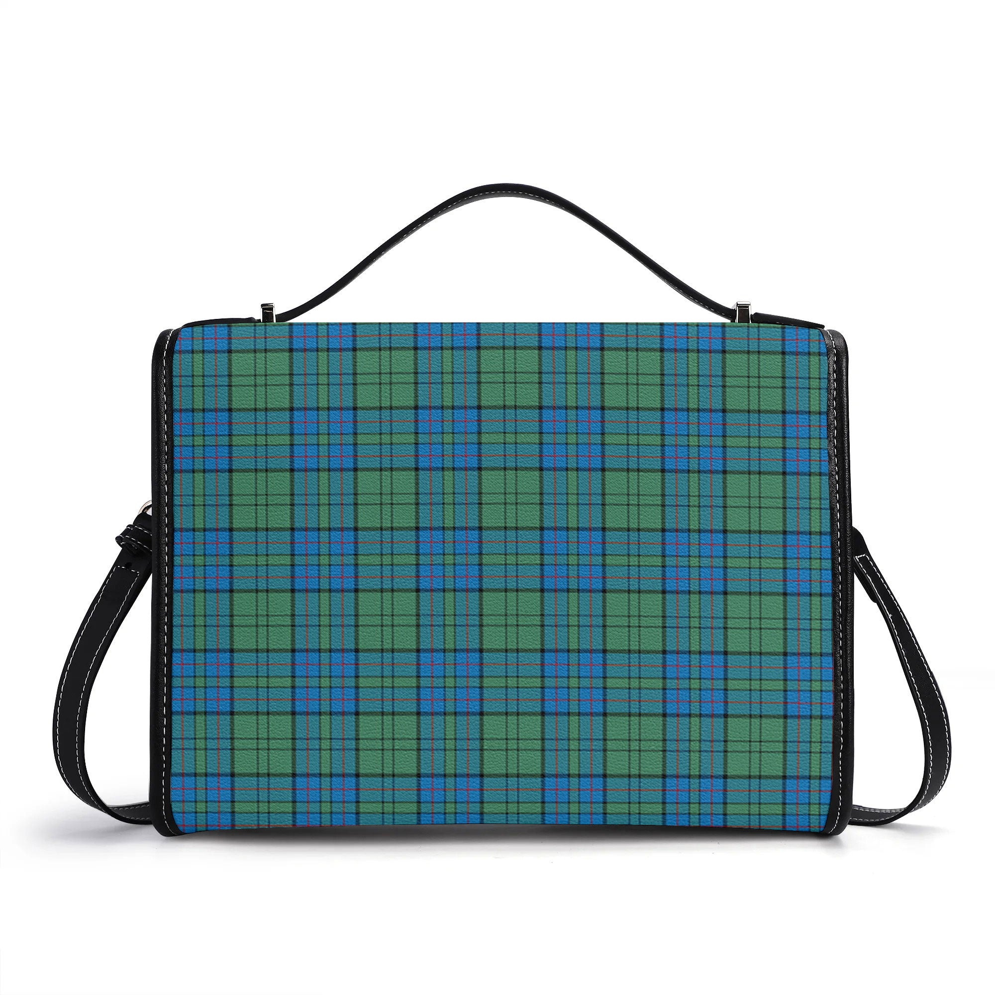 Lockhart Tartan Crest Satchel Bag