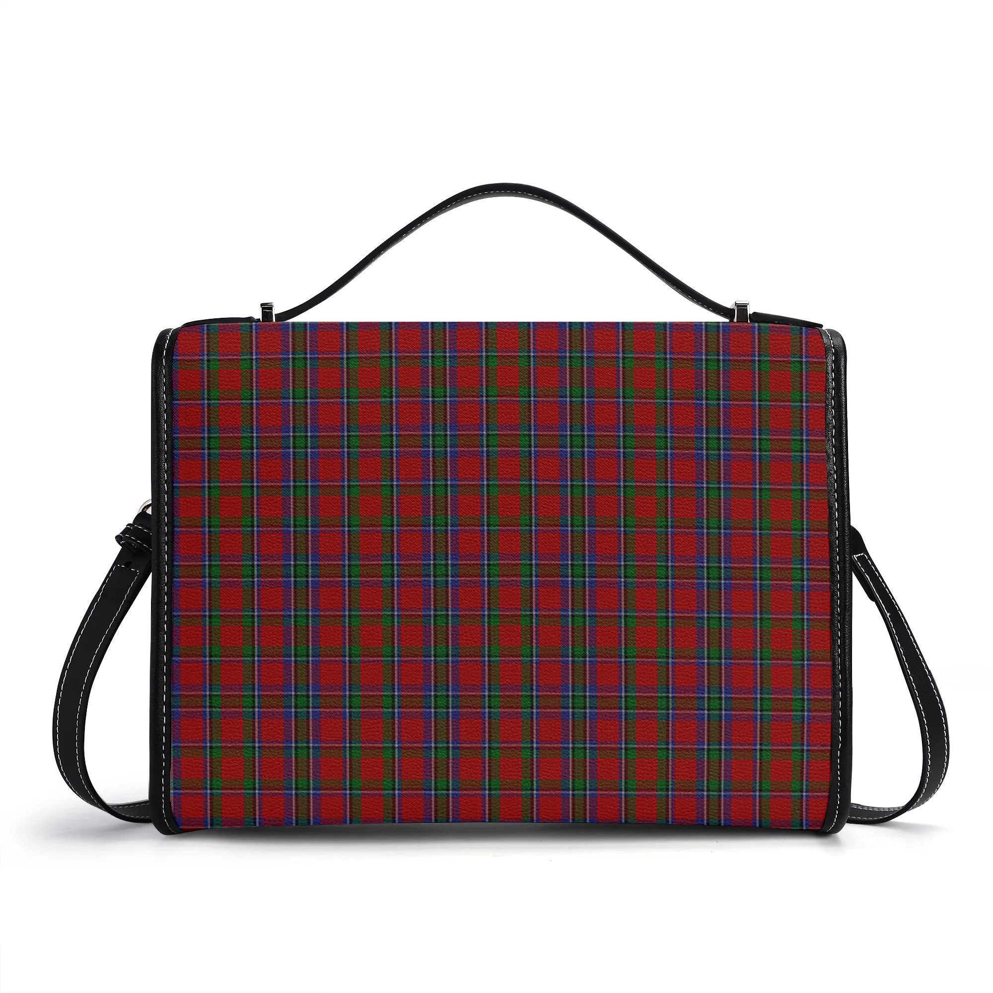 Lyall Tartan Crest Satchel Bag