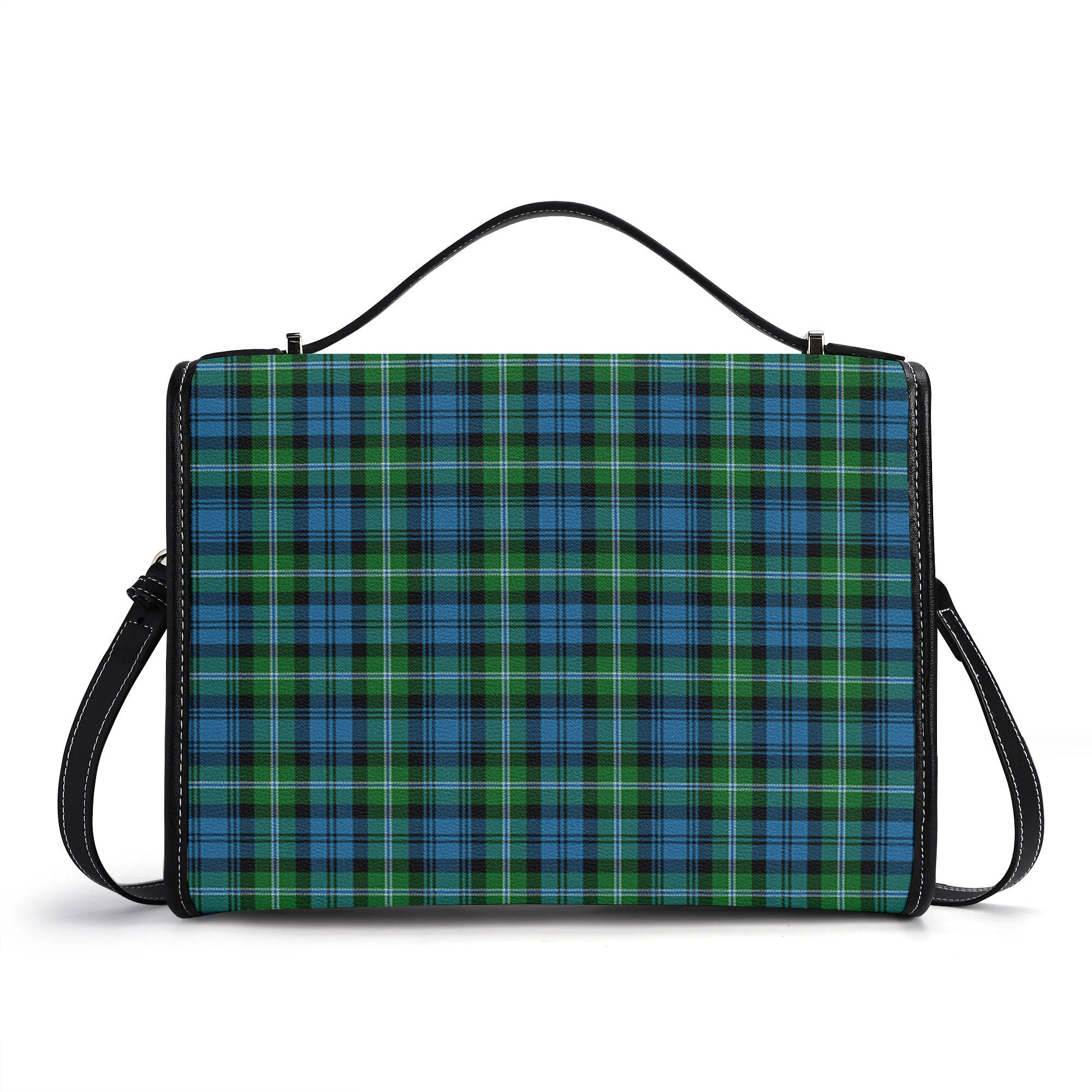 Lyon Tartan Crest Satchel Bag