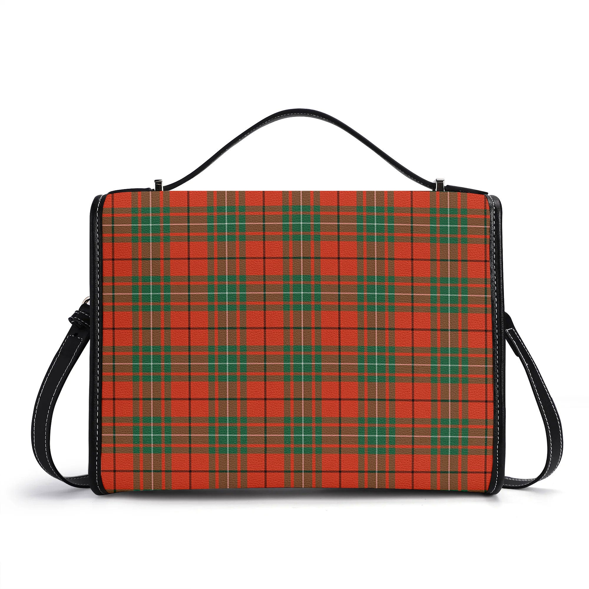 MacAuley Ancient Tartan Crest Satchel Bag