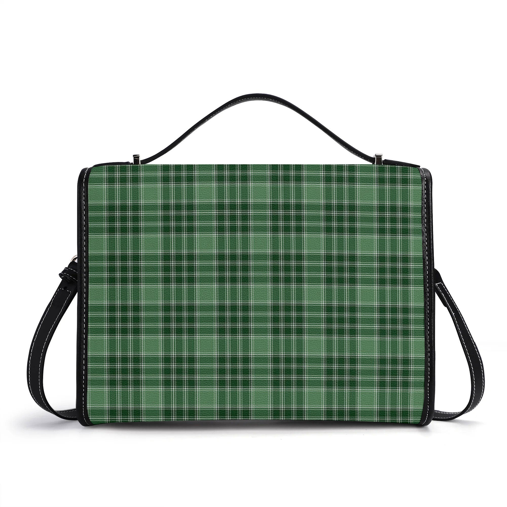 MacDonald Lord of the Isles Hunting Tartan Crest Satchel Bag