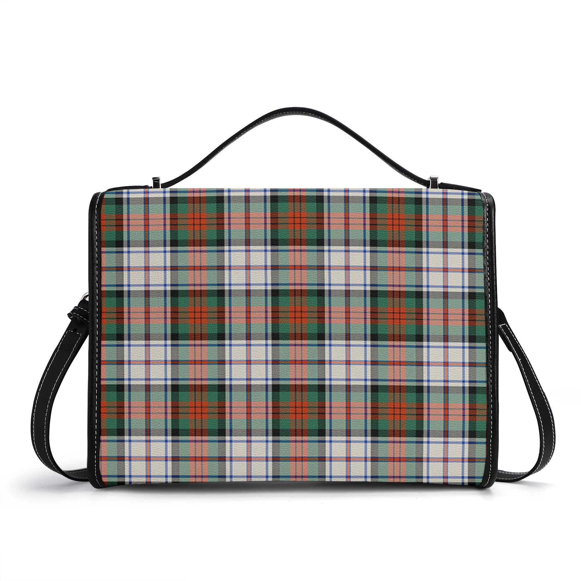MacDuff Dress Ancient Tartan Crest Satchel Bag