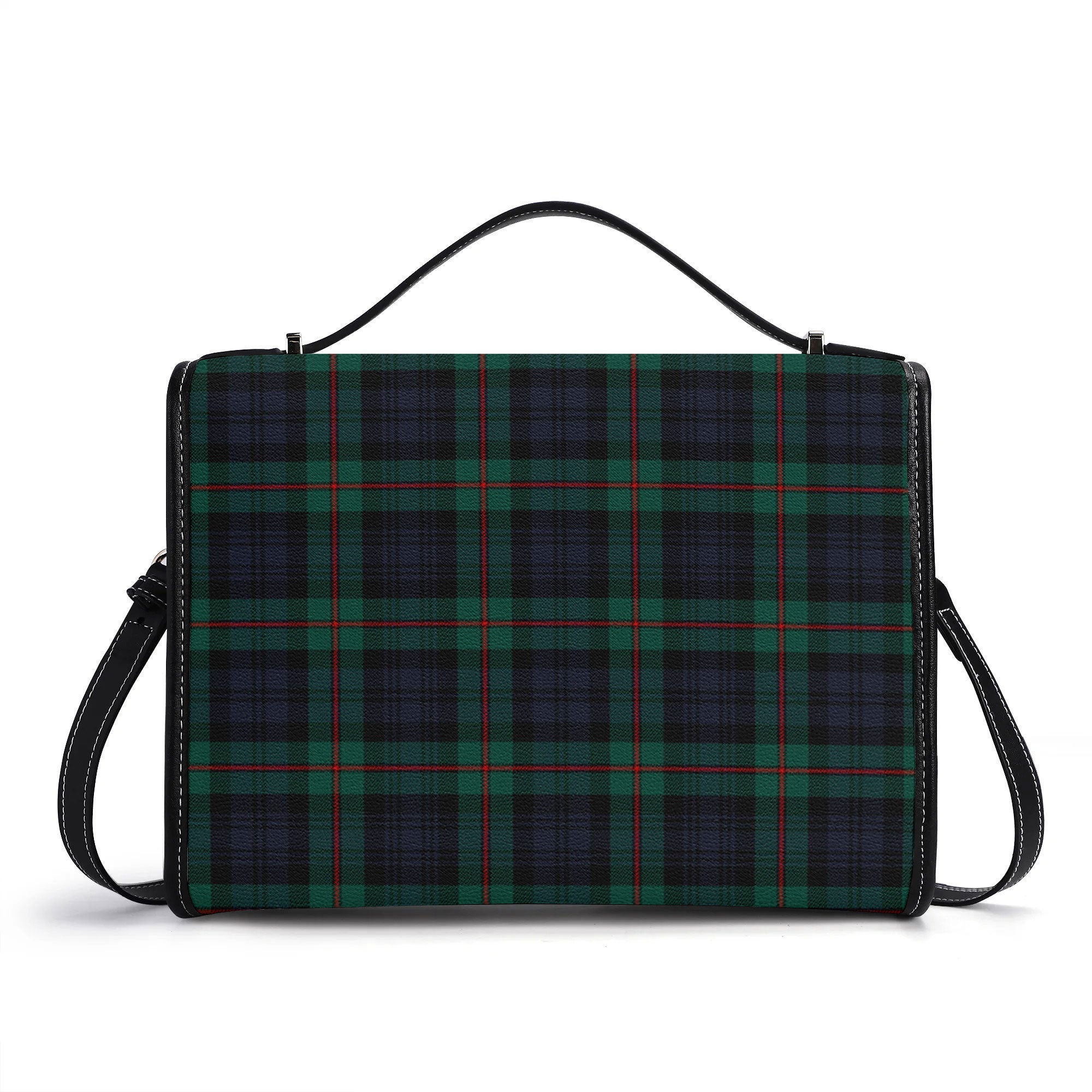 MacKinlay Modern Tartan Crest Satchel Bag