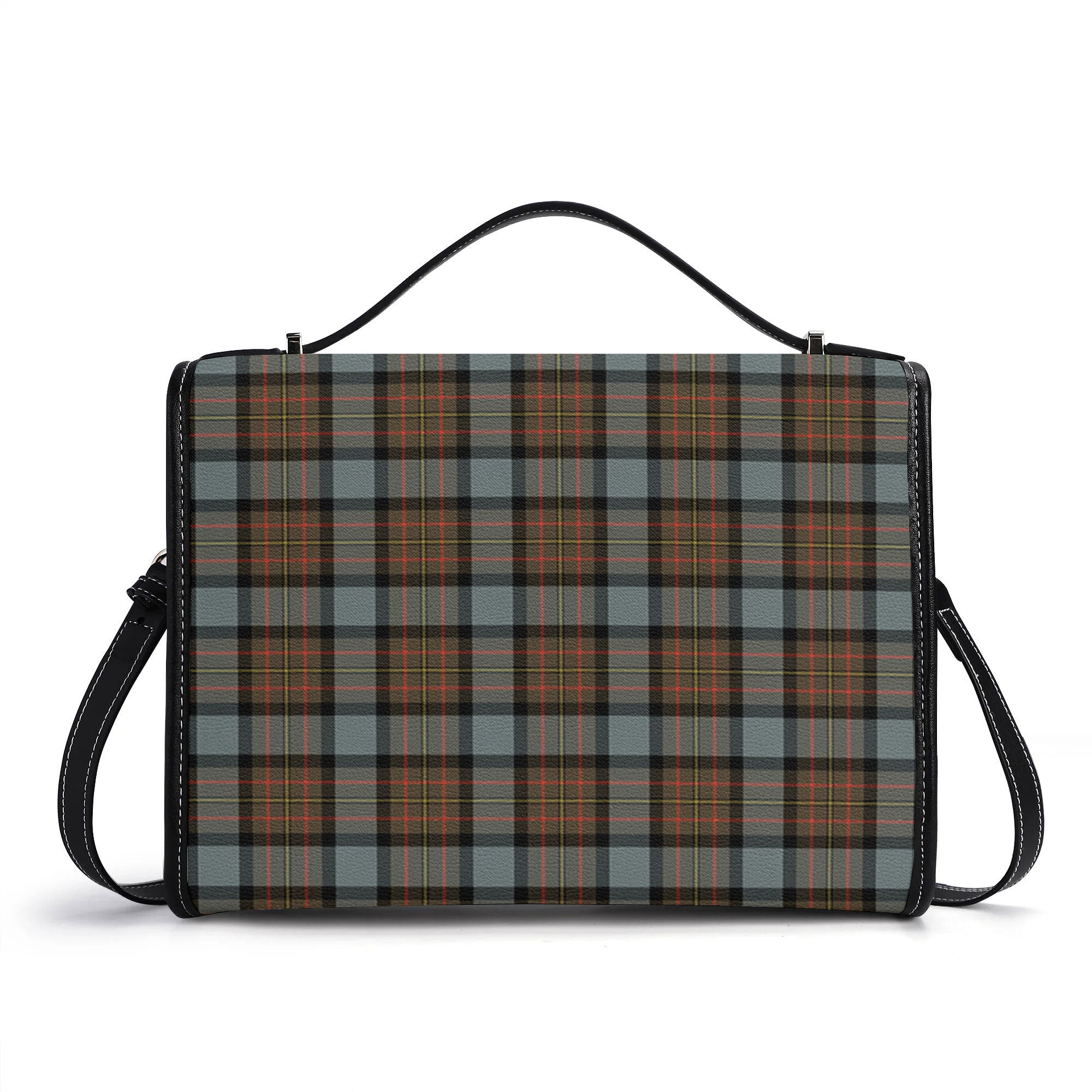 MacLaren Weathered Tartan Crest Satchel Bag
