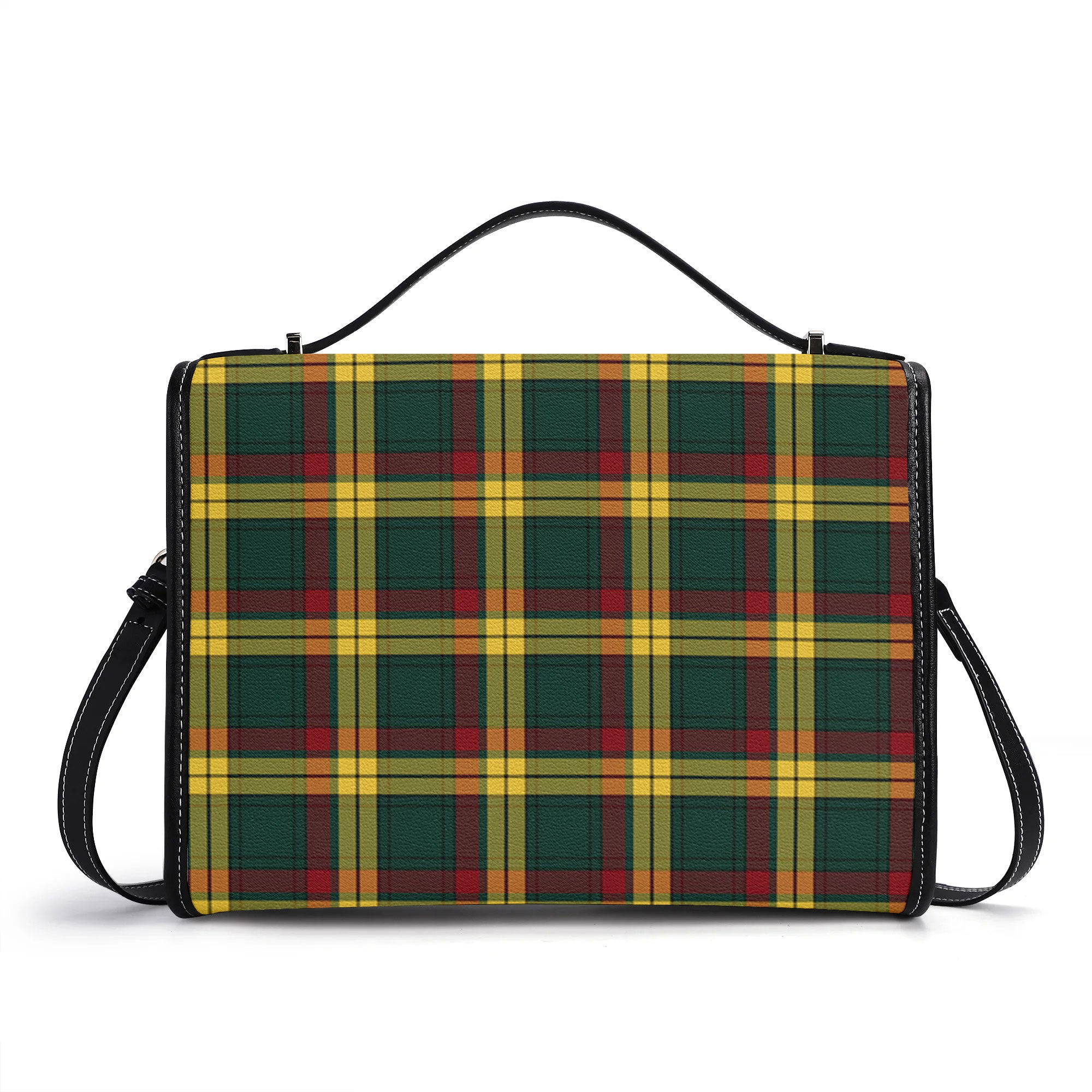 MacMillan Old Modern Tartan Crest Satchel Bag