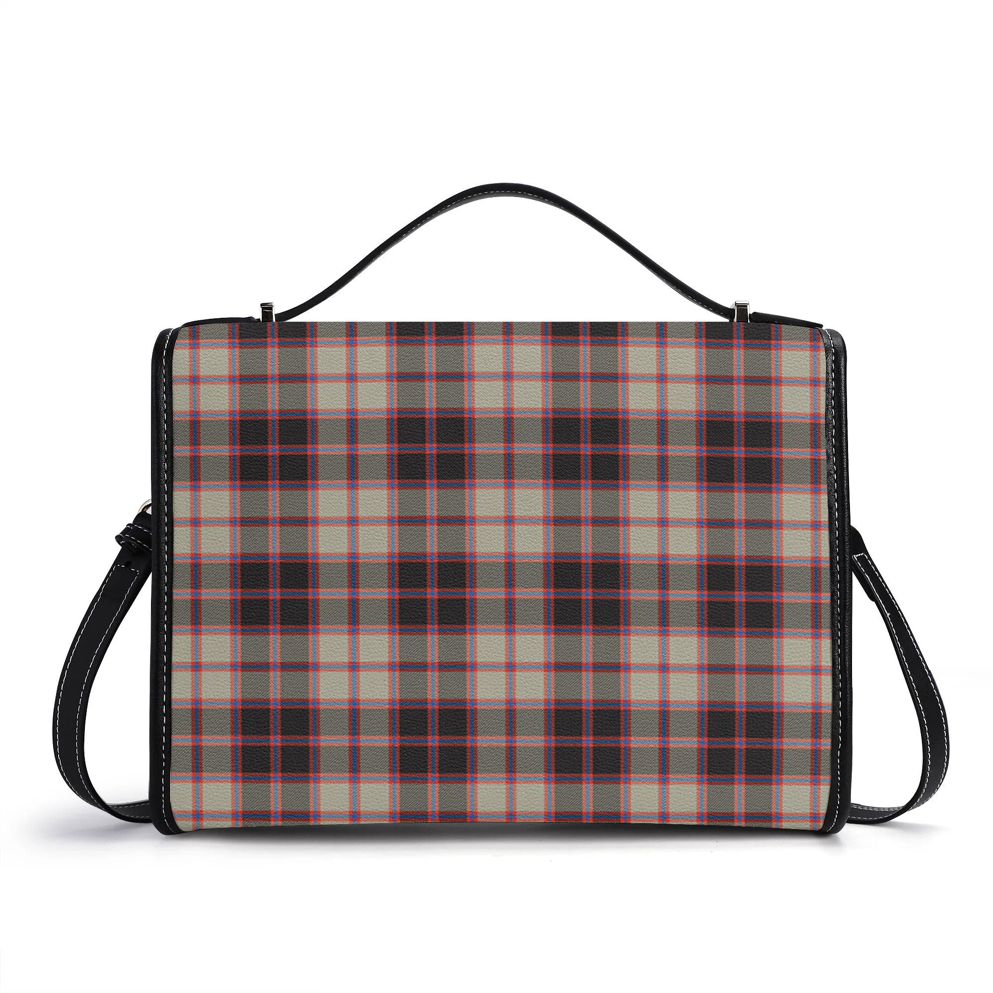 MacPherson Hunting Ancient Tartan Crest Satchel Bag