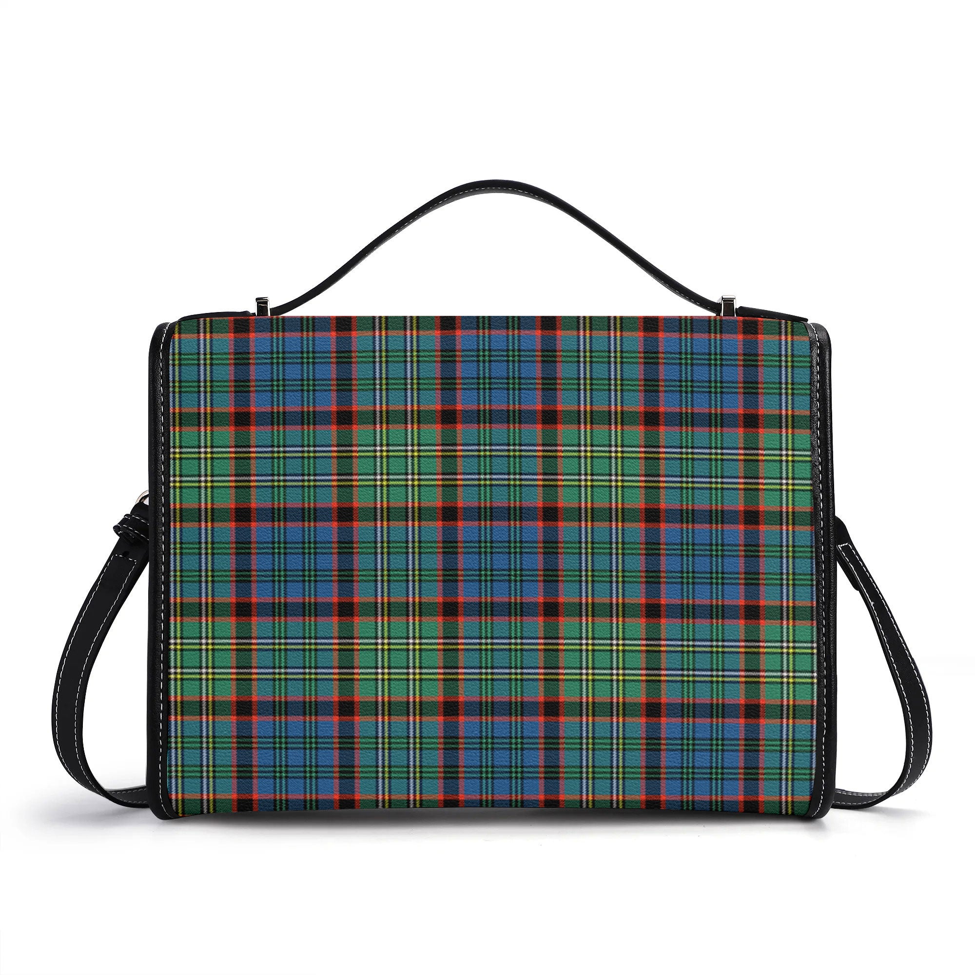 MacNicol Hunting Ancient Tartan Crest Satchel Bag