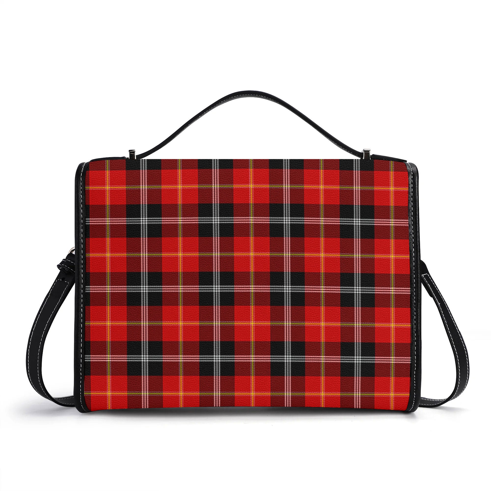 Majoribanks Tartan Crest Satchel Bag