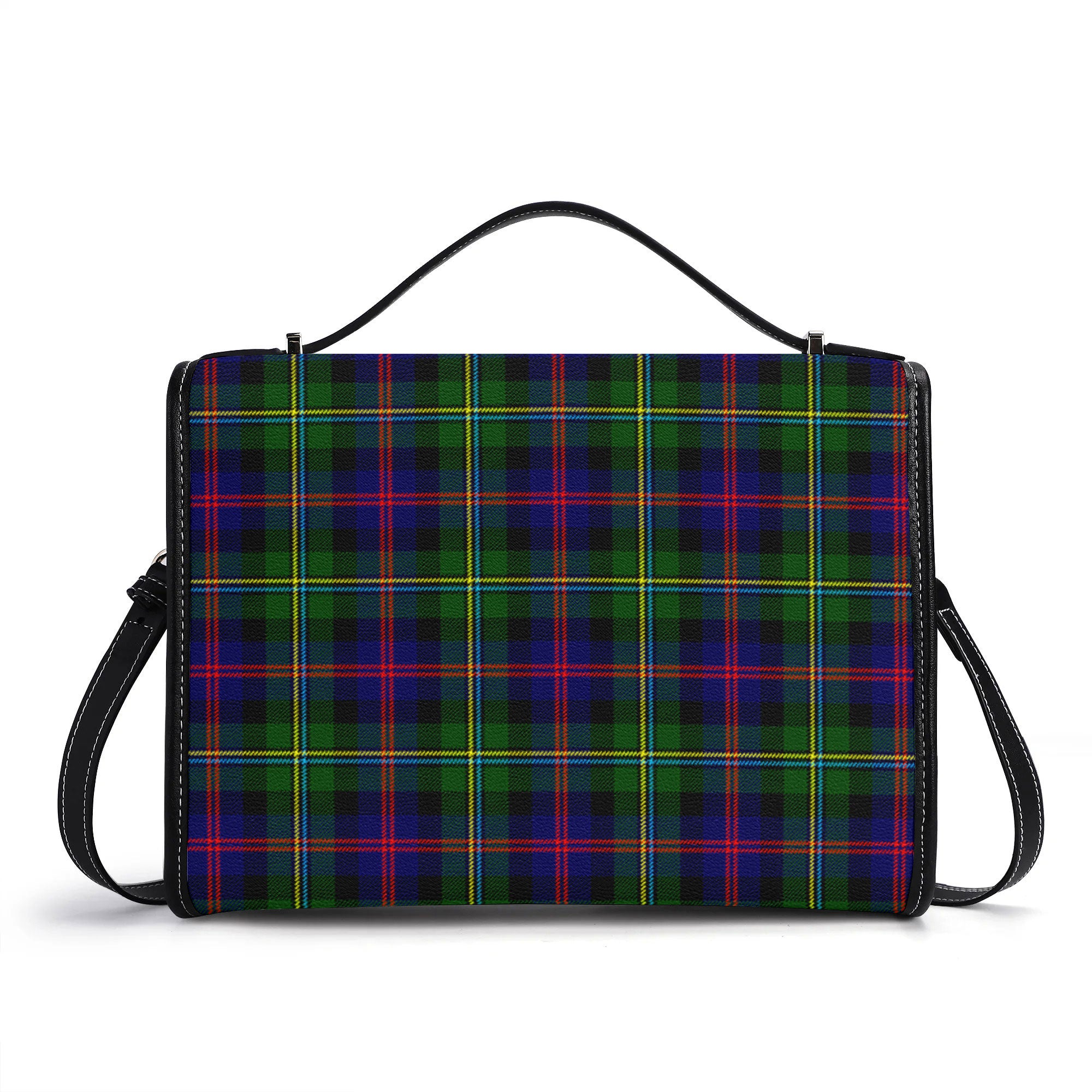Malcolm (or MacCallum) Tartan Crest Satchel Bag