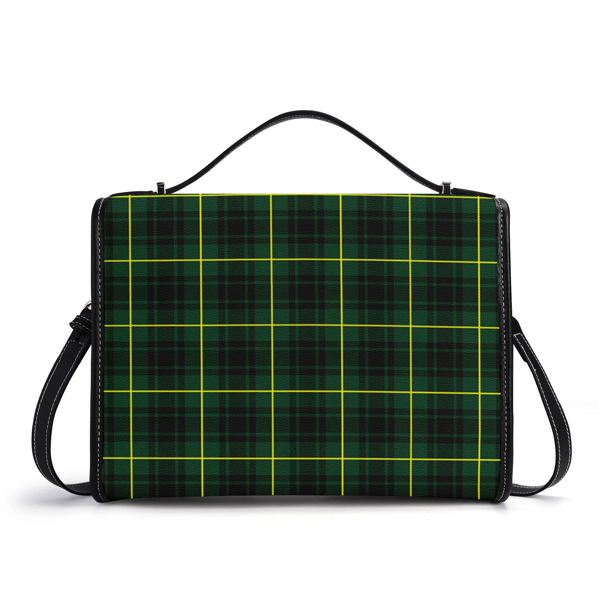 McArthur Modern Tartan Crest Satchel Bag