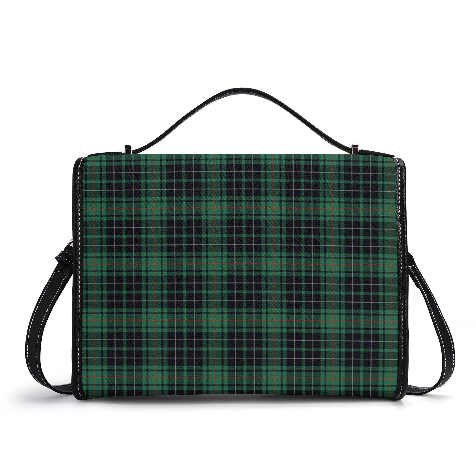 McAulay Hunting Ancient Tartan Crest Satchel Bag