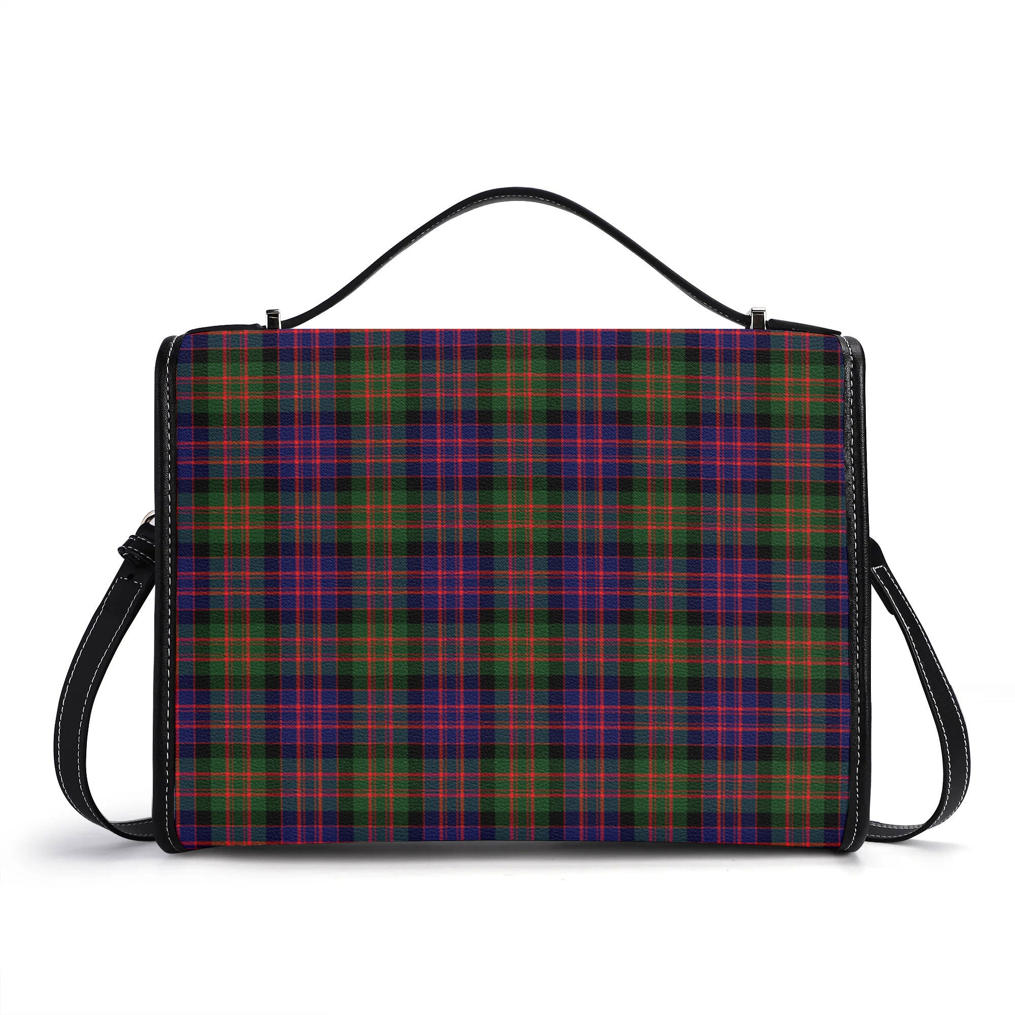 McDonnell of Glengarry Modern Tartan Crest Satchel Bag