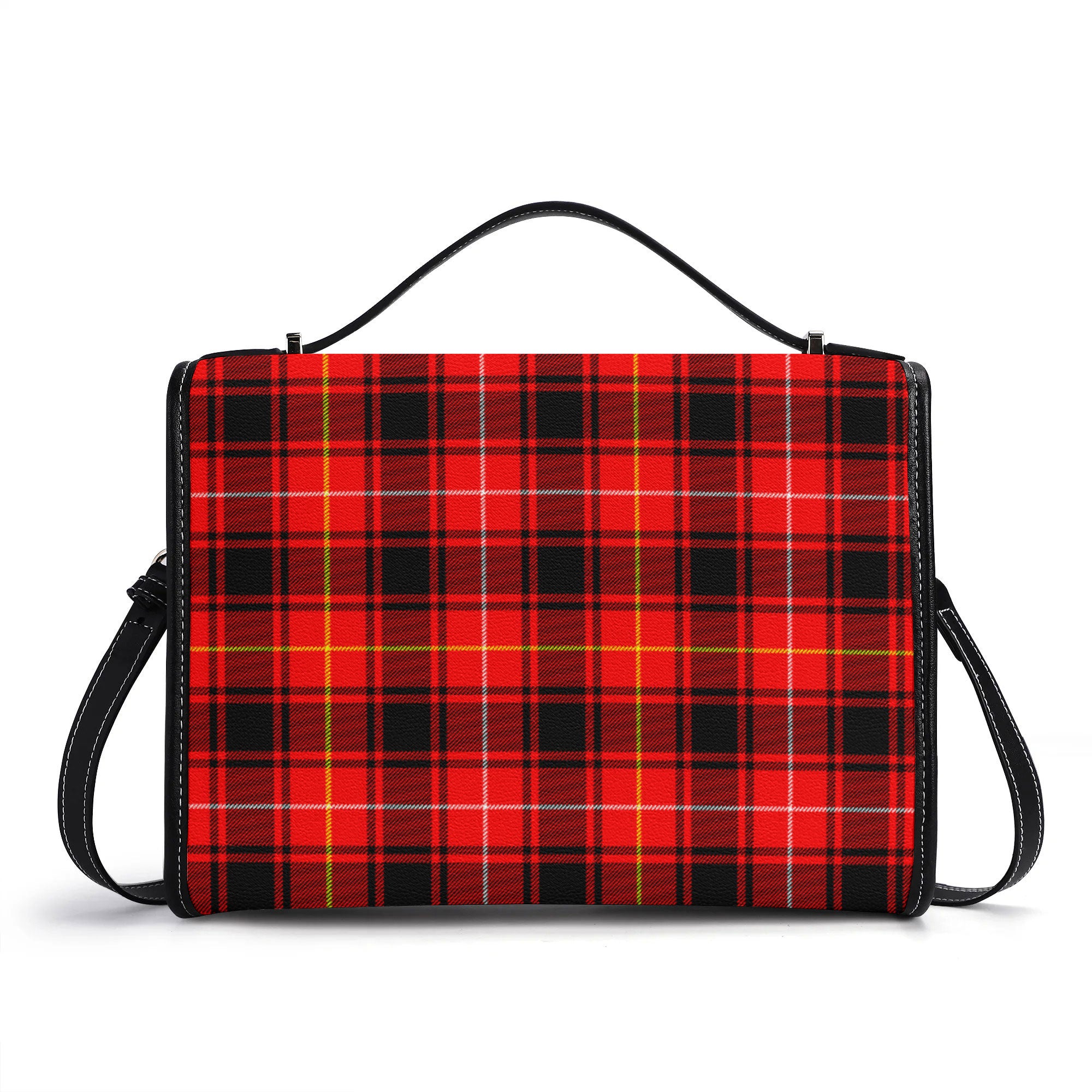 McIvor Tartan Crest Satchel Bag