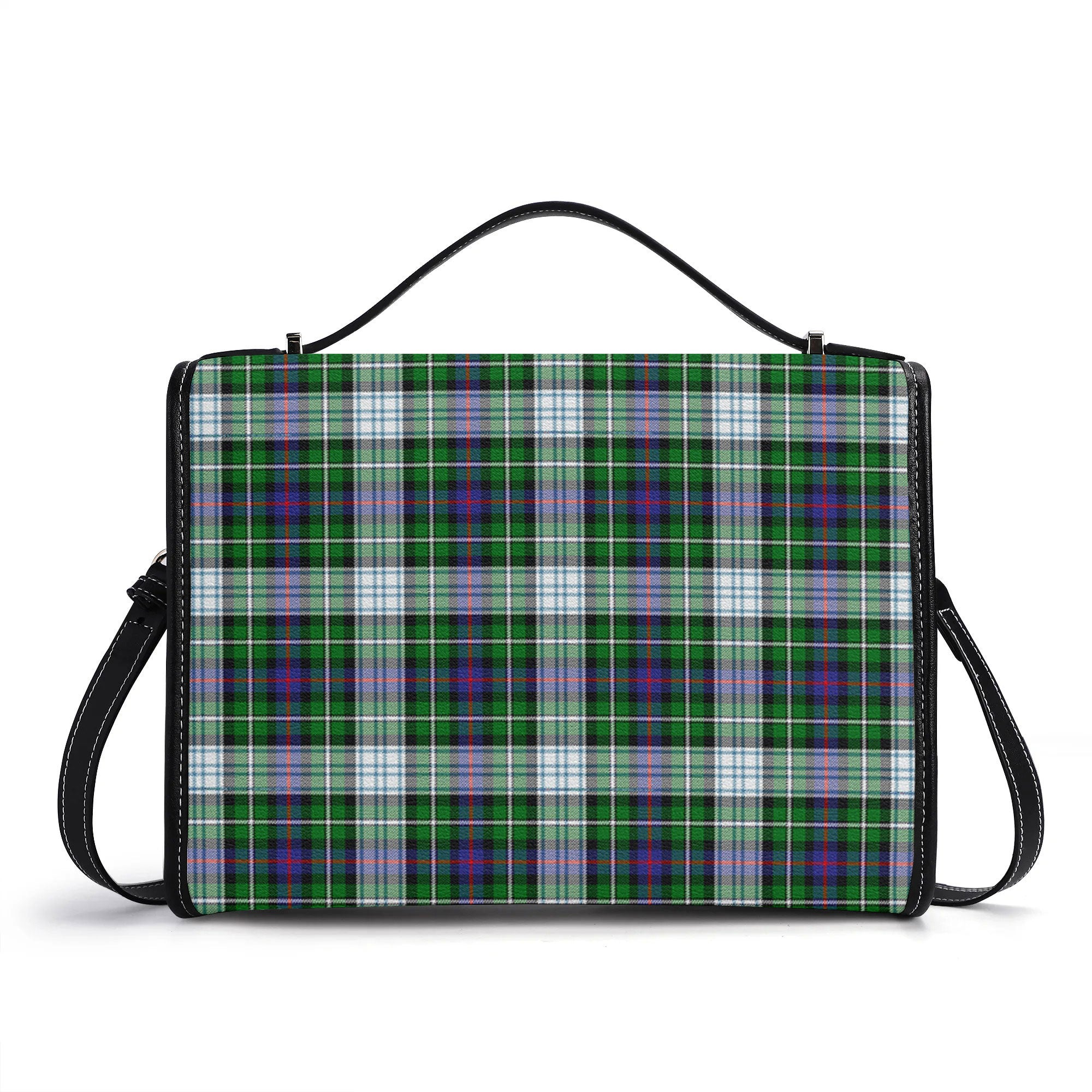 McKenzie Dress Modern Tartan Crest Satchel Bag