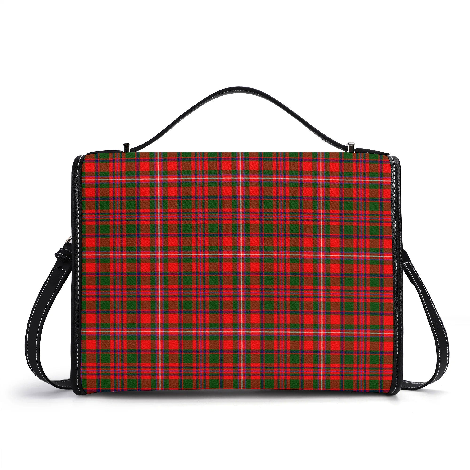 McKinnon Modern Tartan Crest Satchel Bag