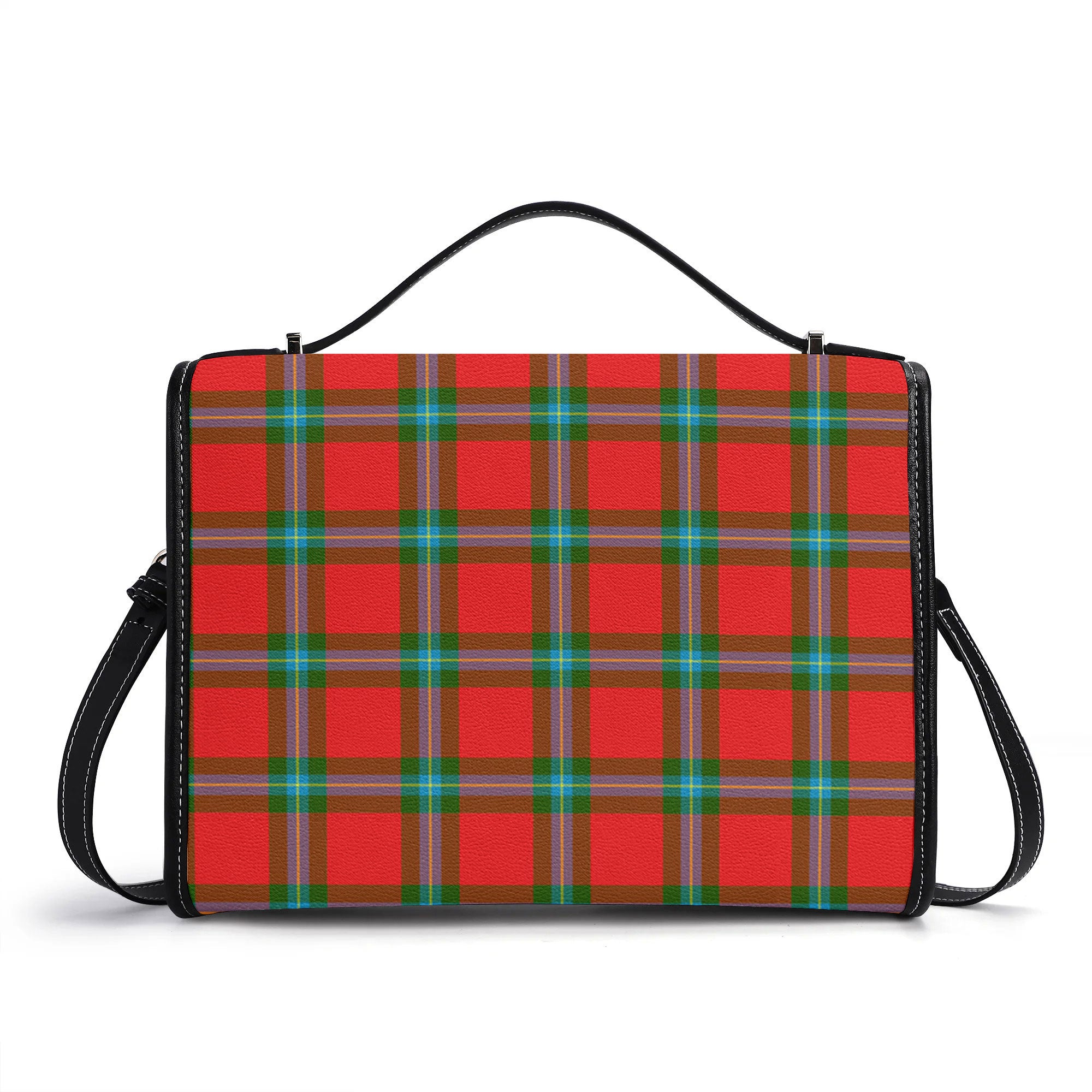 McLaine of Loch Buie Tartan Crest Satchel Bag