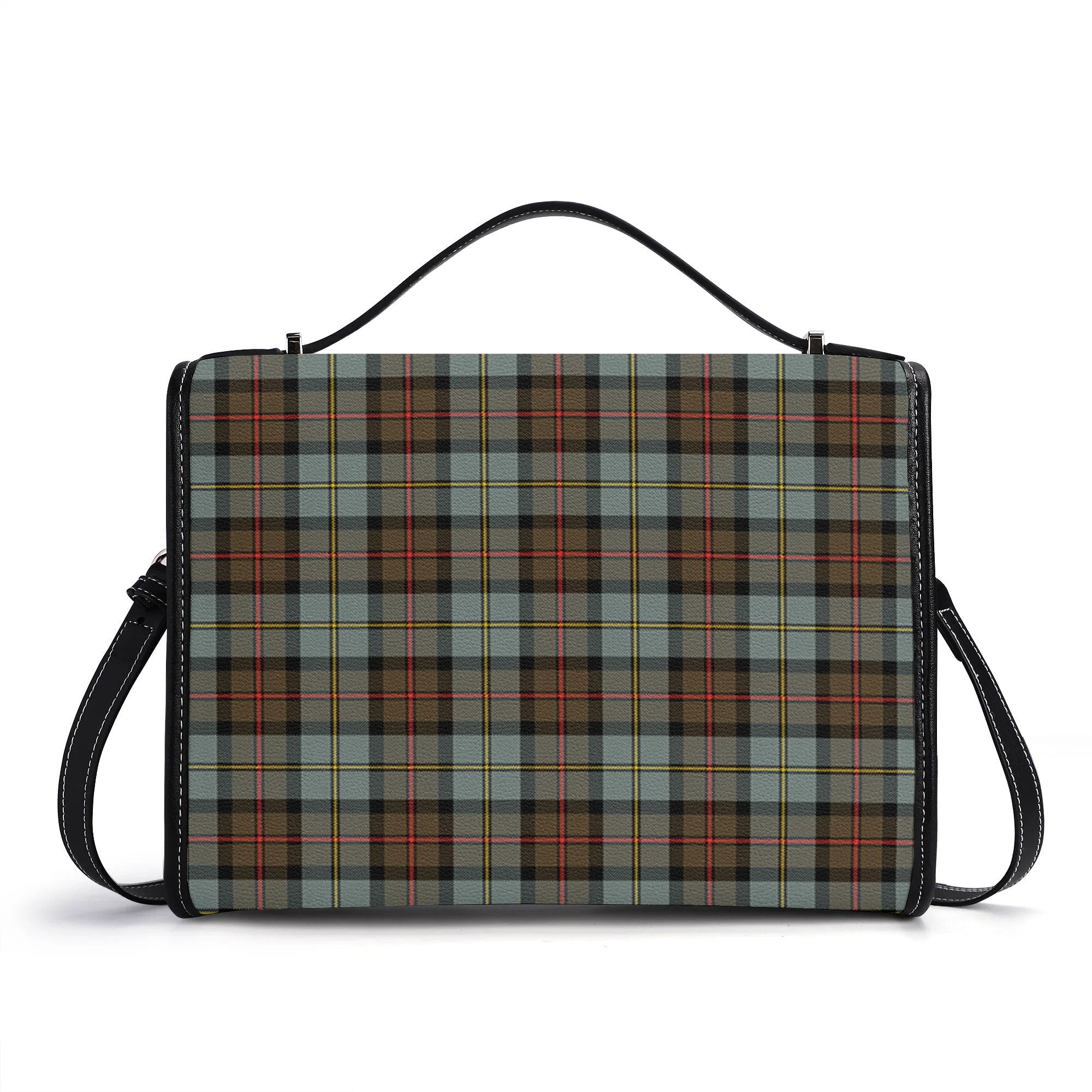 McLeod of Harris Weathered Tartan Crest Satchel Bag