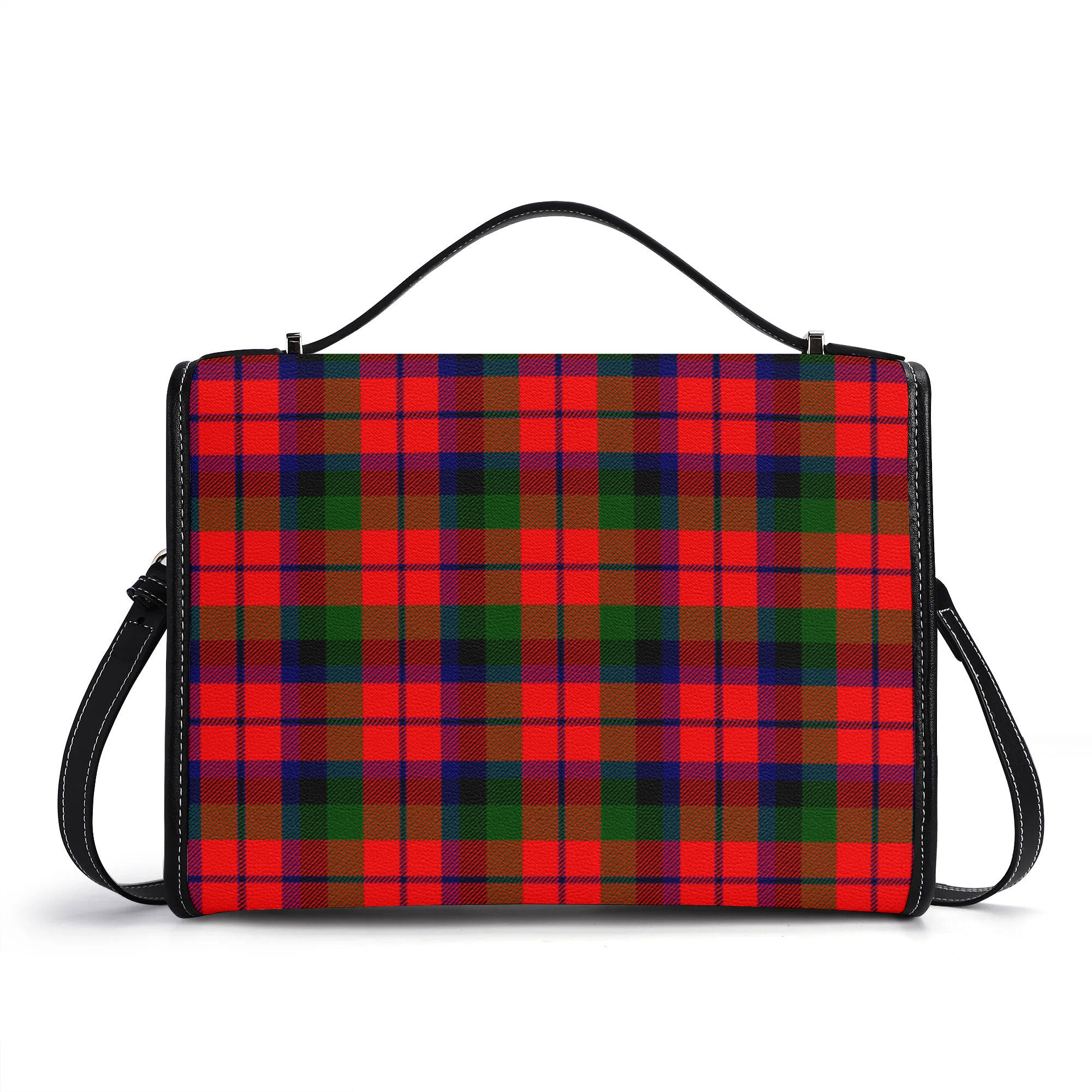 McNaughton Modern Tartan Crest Satchel Bag