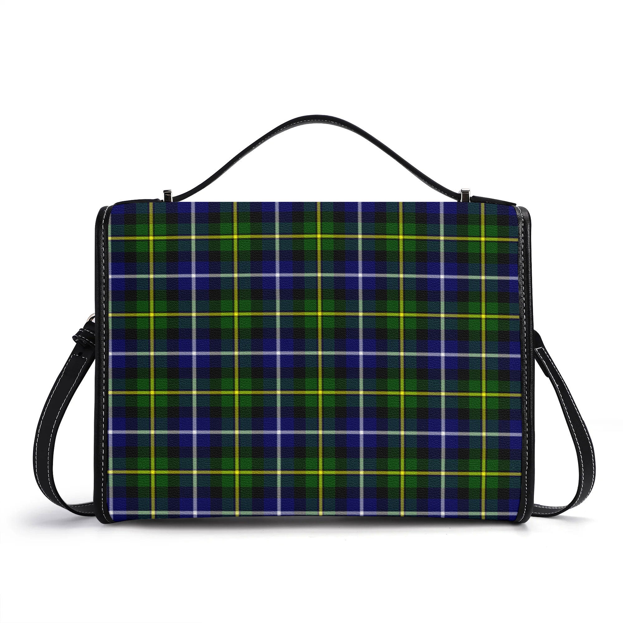 McNeil of Barra Modern Tartan Crest Satchel Bag