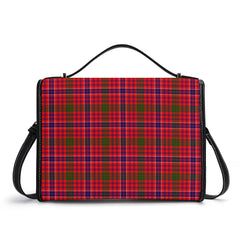 McRae Modern Tartan Crest Satchel Bag