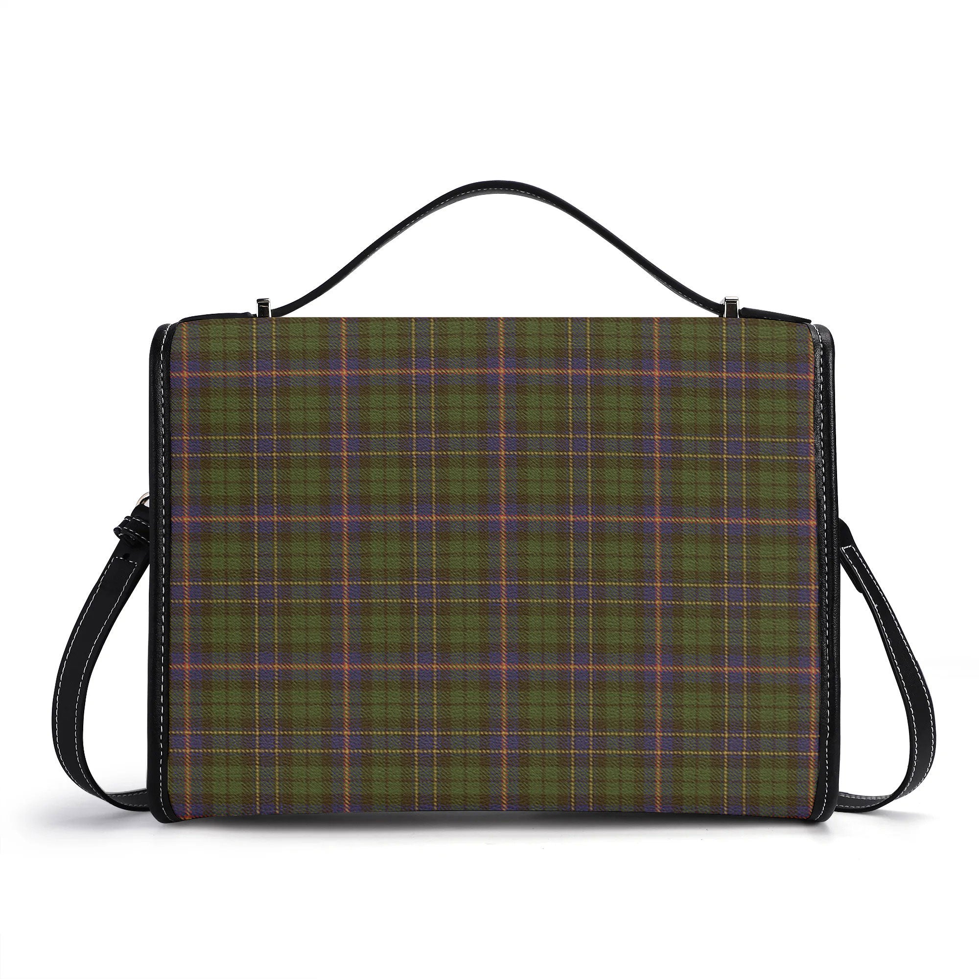 McVicker Tartan Crest Satchel Bag